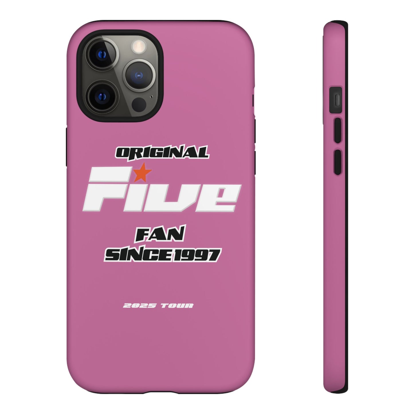 Original Five Fan Tough Case - 2025 Tour Edition unofficial Five boyband 5ive merchandise
