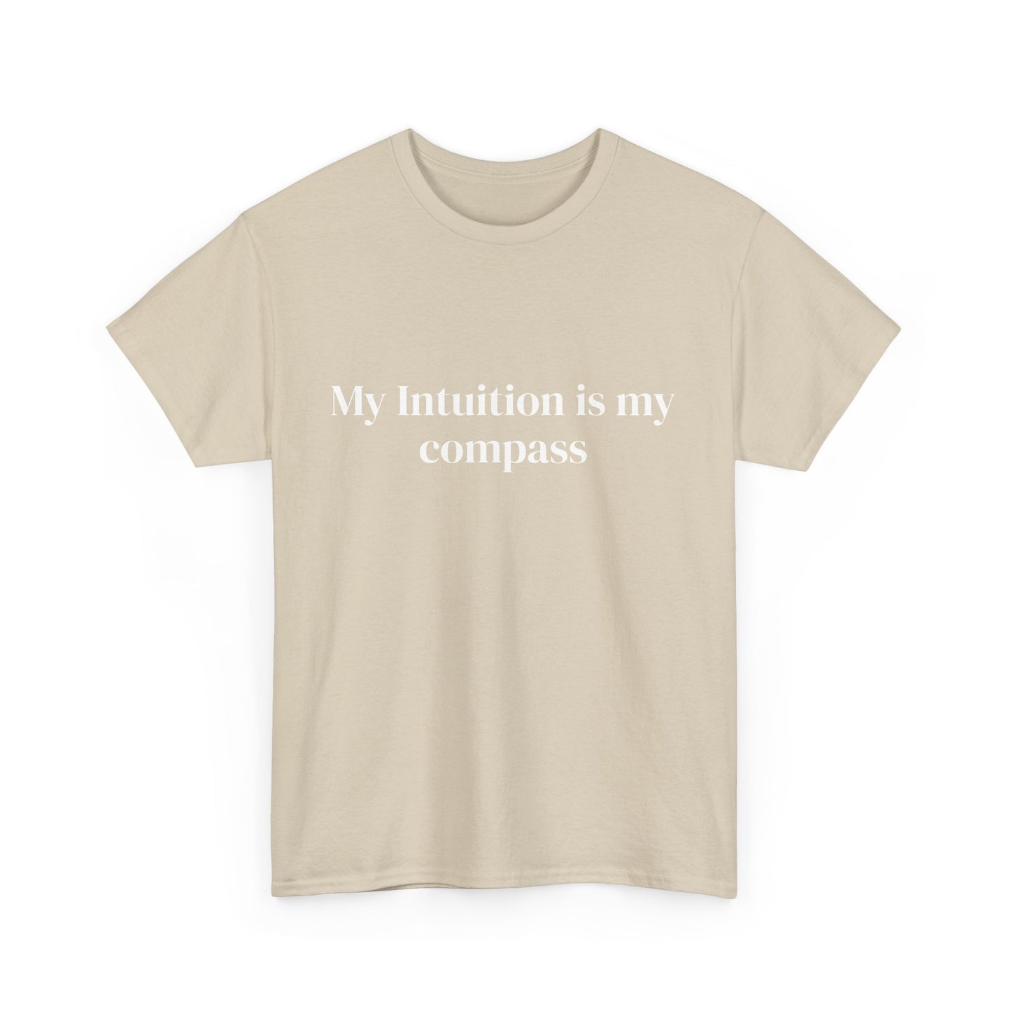 My intuition is my compass, Affirmations Tee, Motivational Quote Tee, Everyday Casual Shirt, Spiritual, mindful living empowerment t-shirt