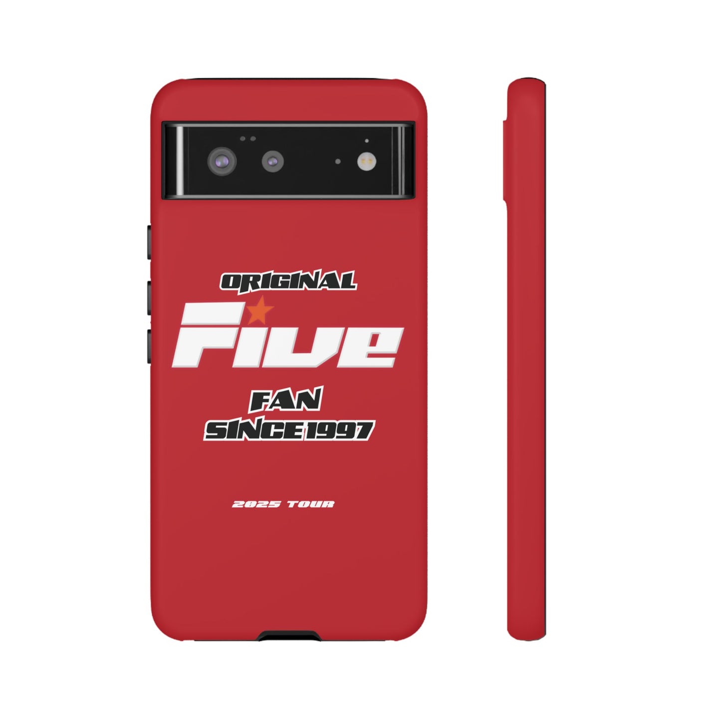 Original Five Fan Tough Case - 2025 Tour Edition unofficial Five boyband 5ive merchandise