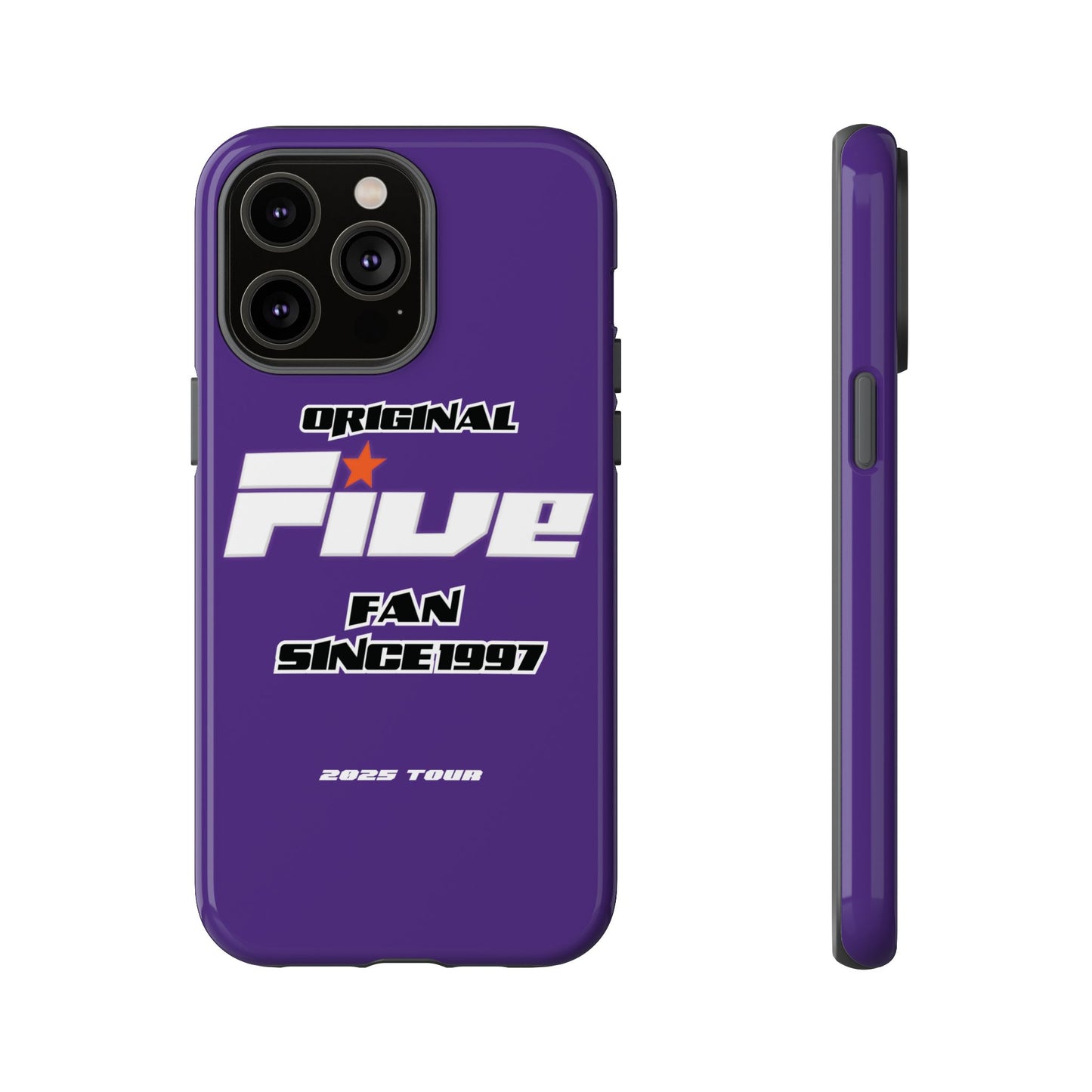 Original Five Fan Tough Case - 2025 Tour Edition unofficial Five boyband 5ive merchandise