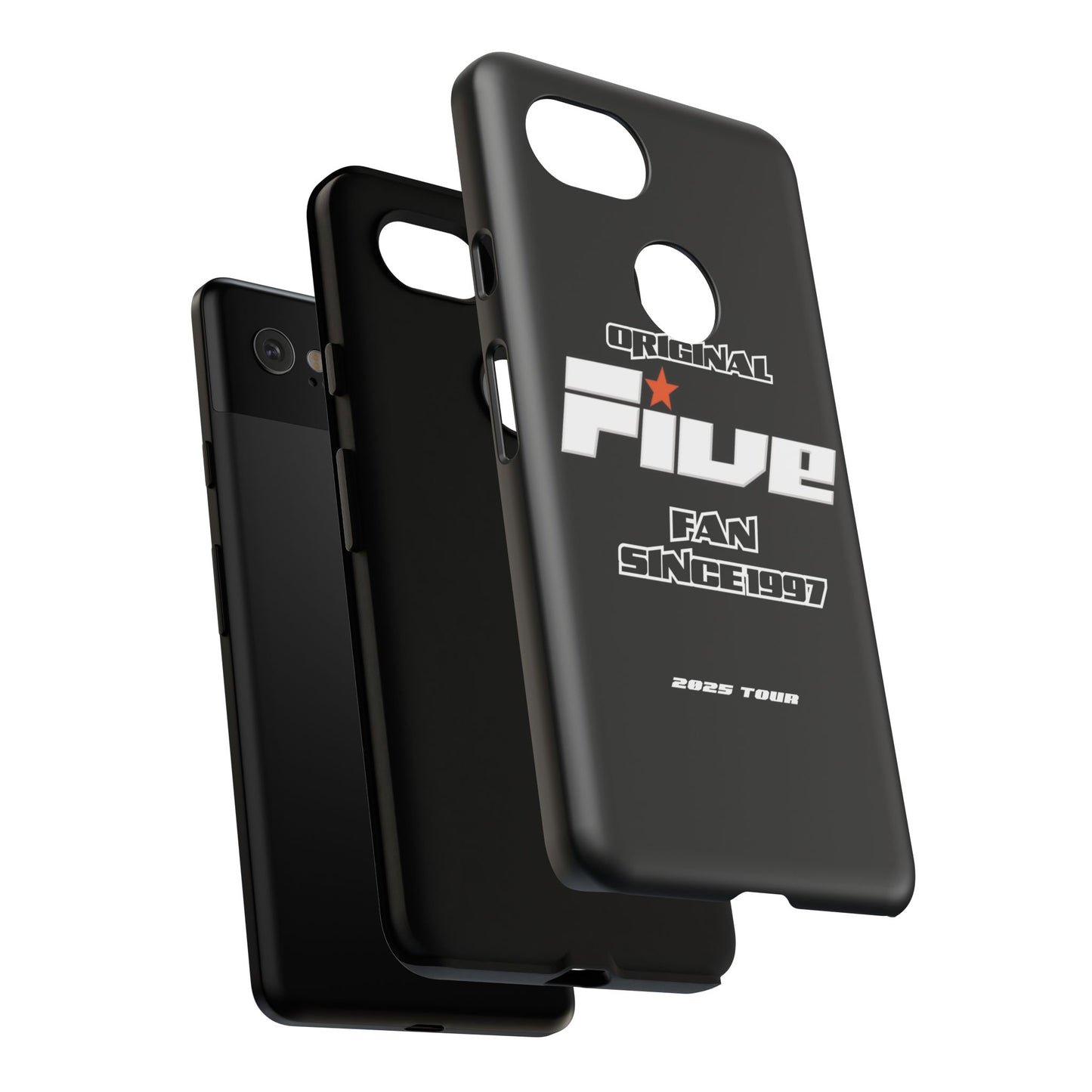 Original Five Fan Tough Case - 2025 Tour Edition unofficial Five boyband 5ive merchandise