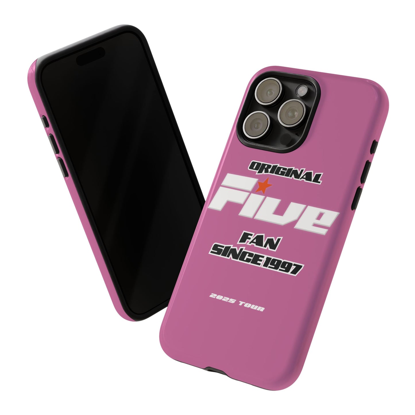 Original Five Fan Tough Case - 2025 Tour Edition unofficial Five boyband 5ive merchandise