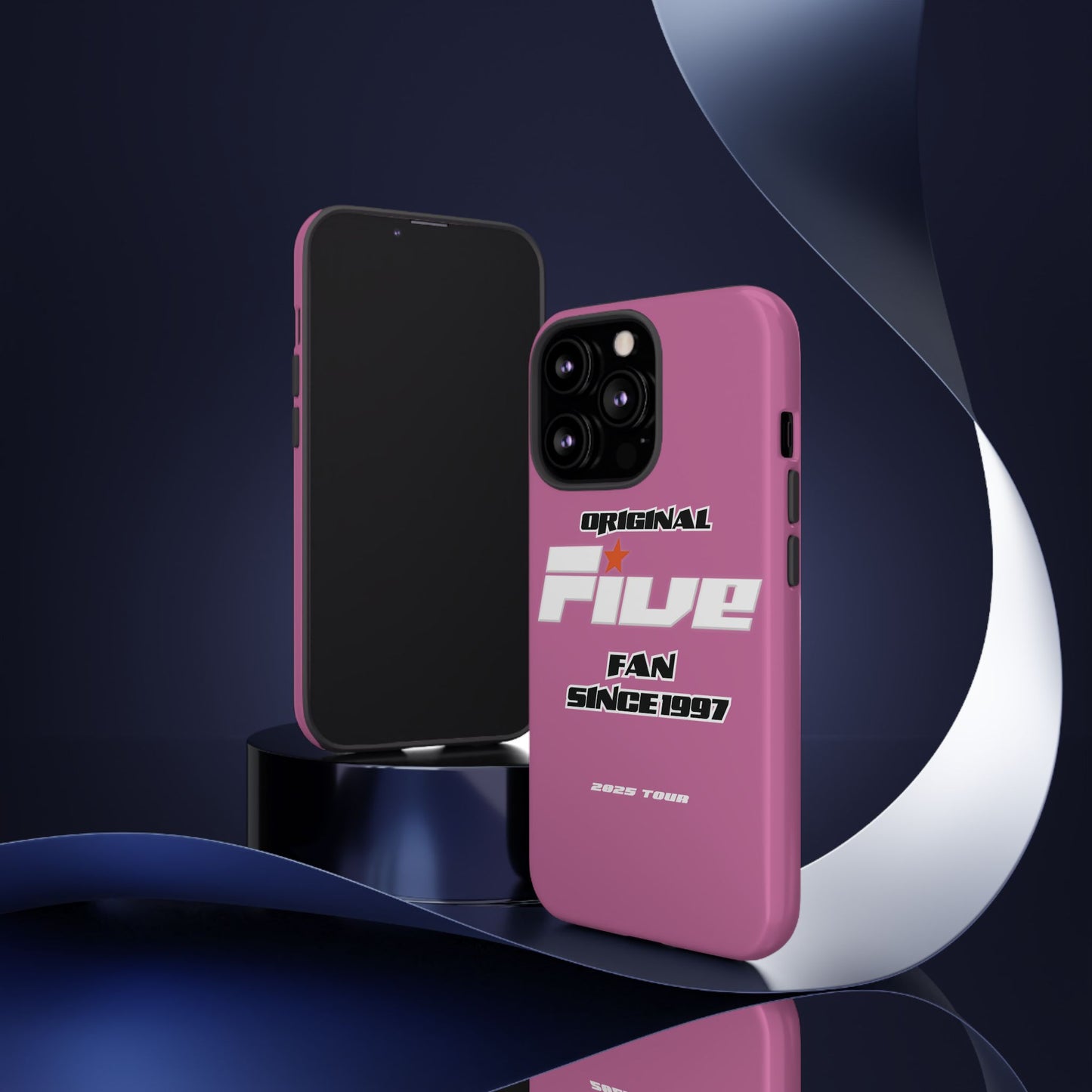 Original Five Fan Tough Case - 2025 Tour Edition unofficial Five boyband 5ive merchandise