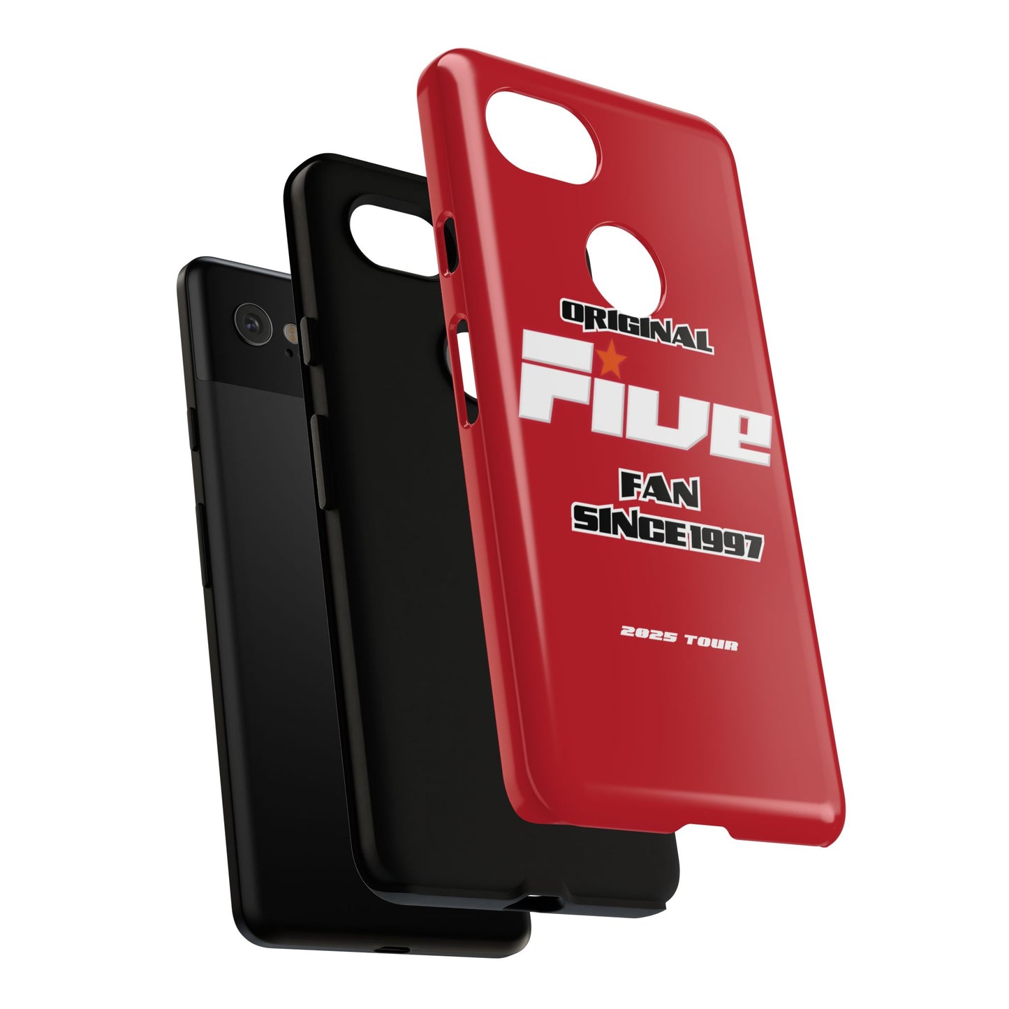 Original Five Fan Tough Case - 2025 Tour Edition unofficial Five boyband 5ive merchandise