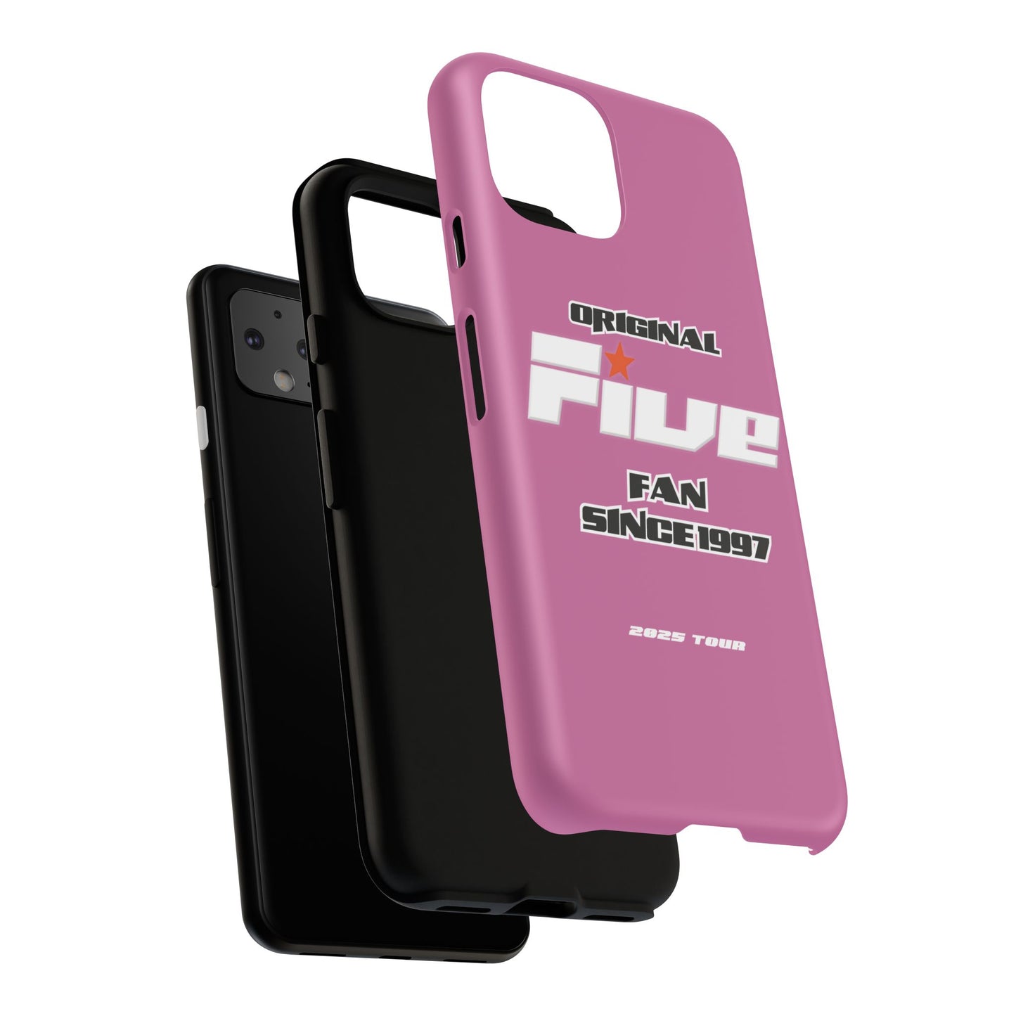 Original Five Fan Tough Case - 2025 Tour Edition unofficial Five boyband 5ive merchandise
