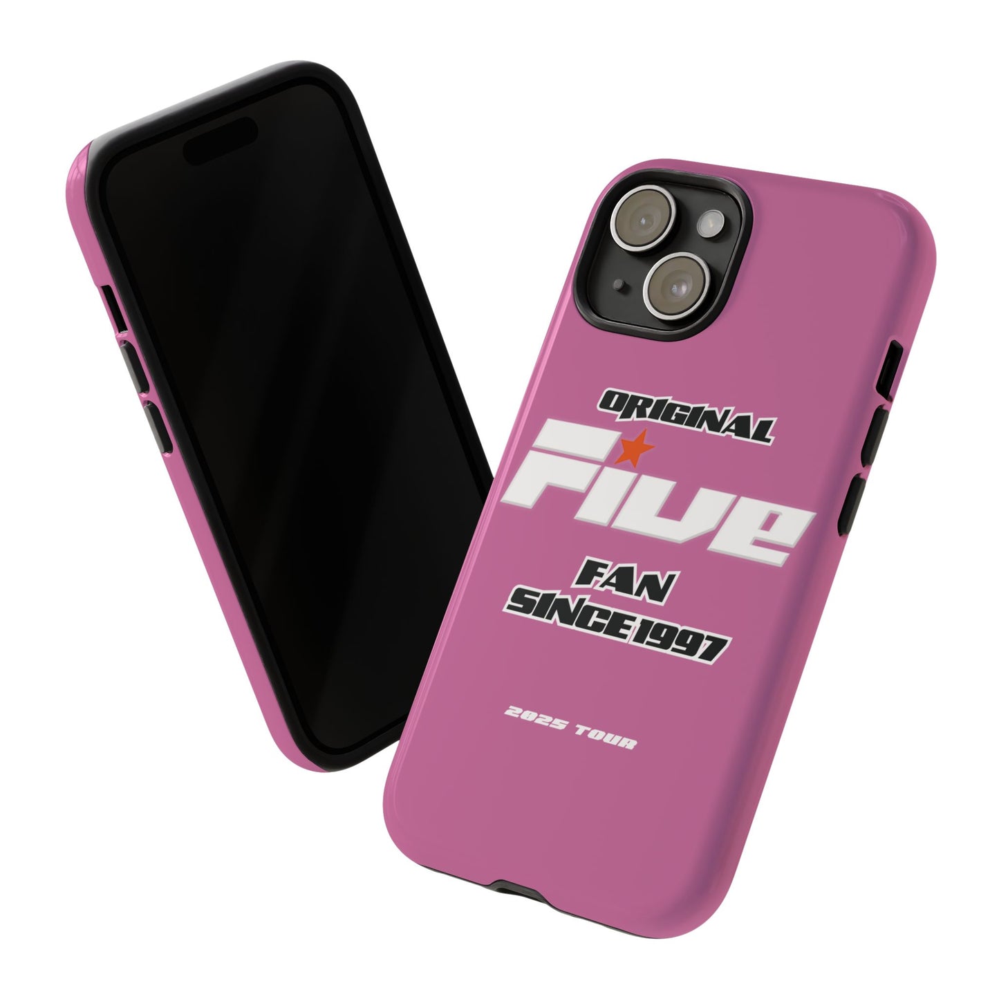 Original Five Fan Tough Case - 2025 Tour Edition unofficial Five boyband 5ive merchandise
