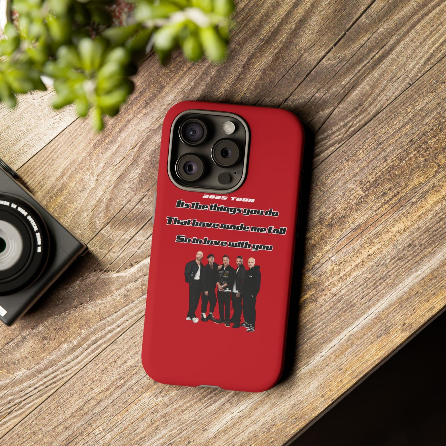 Original Five Fan Tough Case - 2025 Tour Edition unofficial Five boyband 5ive merchandise