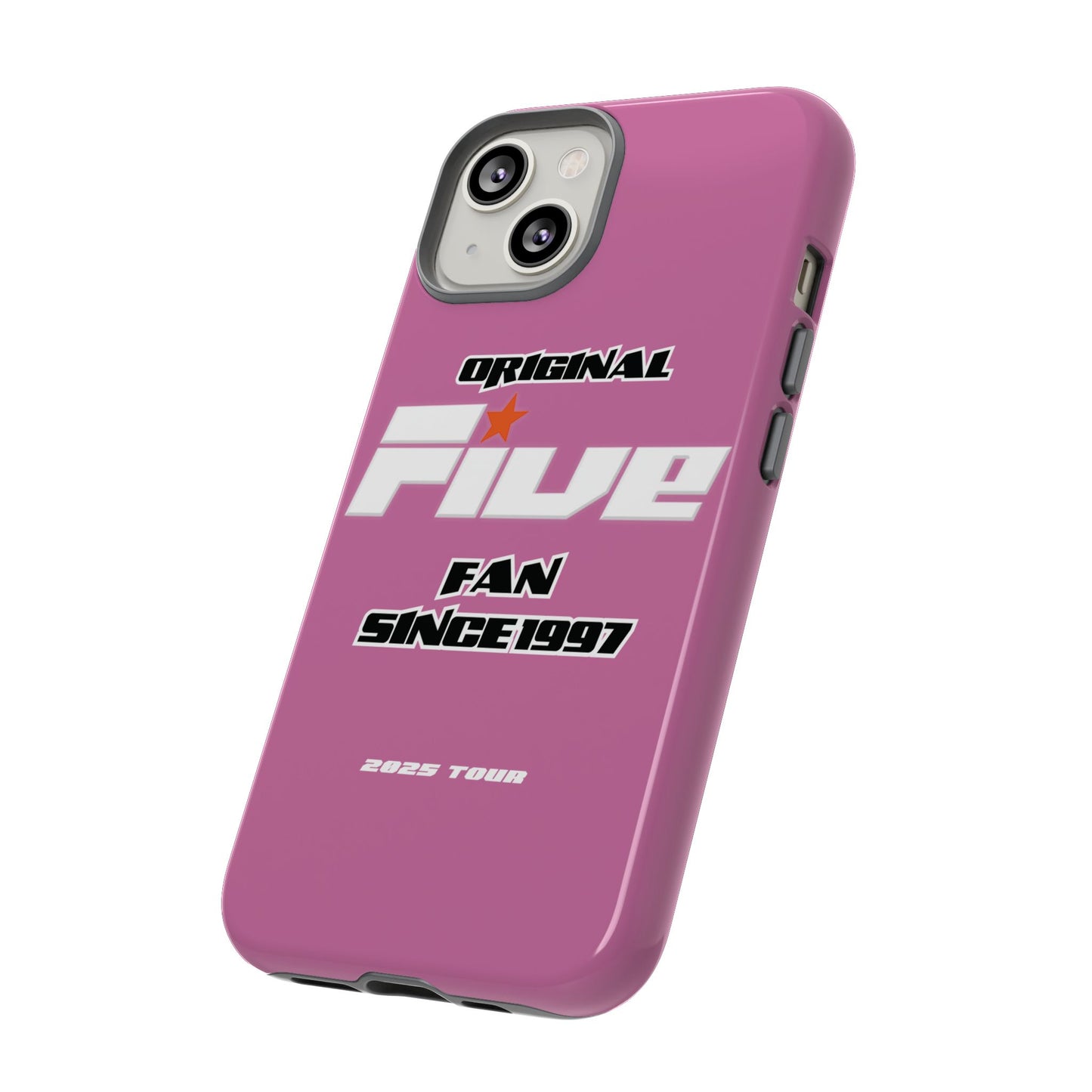 Original Five Fan Tough Case - 2025 Tour Edition unofficial Five boyband 5ive merchandise