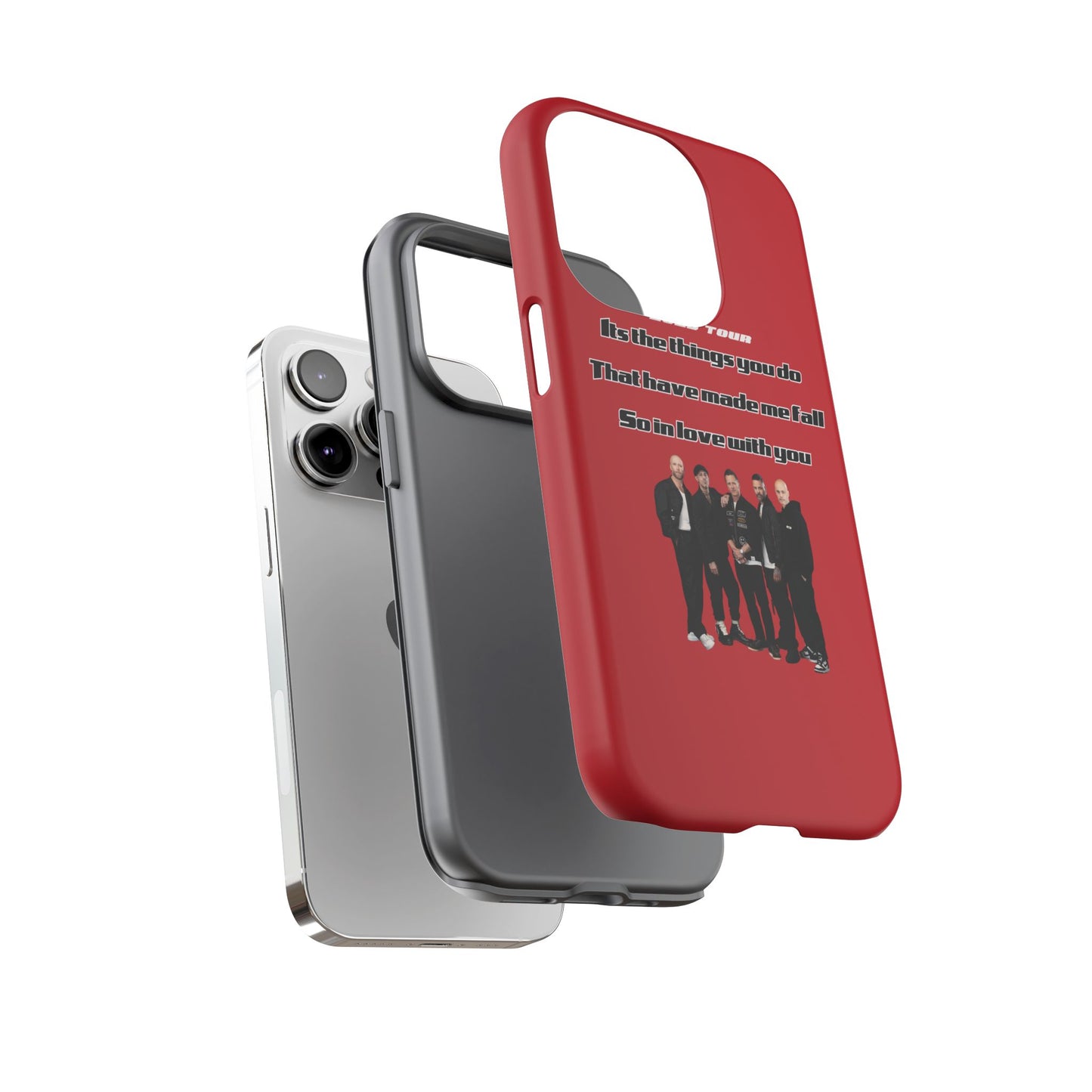 Original Five Fan Tough Case - 2025 Tour Edition unofficial Five boyband 5ive merchandise
