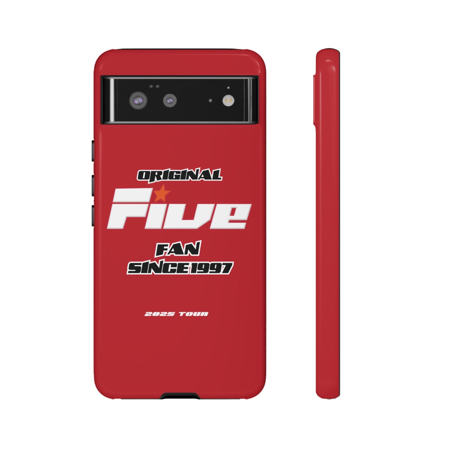 Original Five Fan Tough Case - 2025 Tour Edition unofficial Five boyband 5ive merchandise