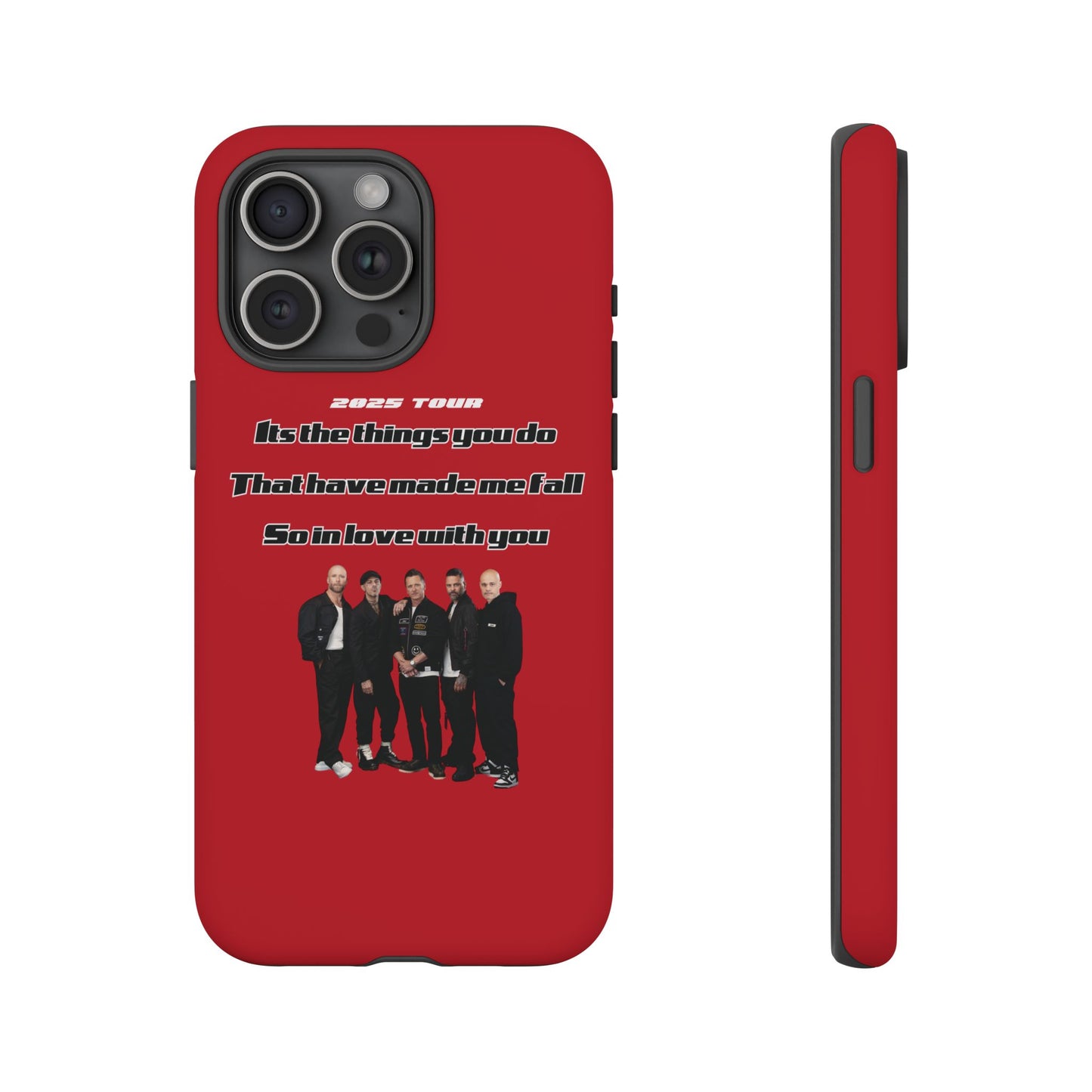 Original Five Fan Tough Case - 2025 Tour Edition unofficial Five boyband 5ive merchandise