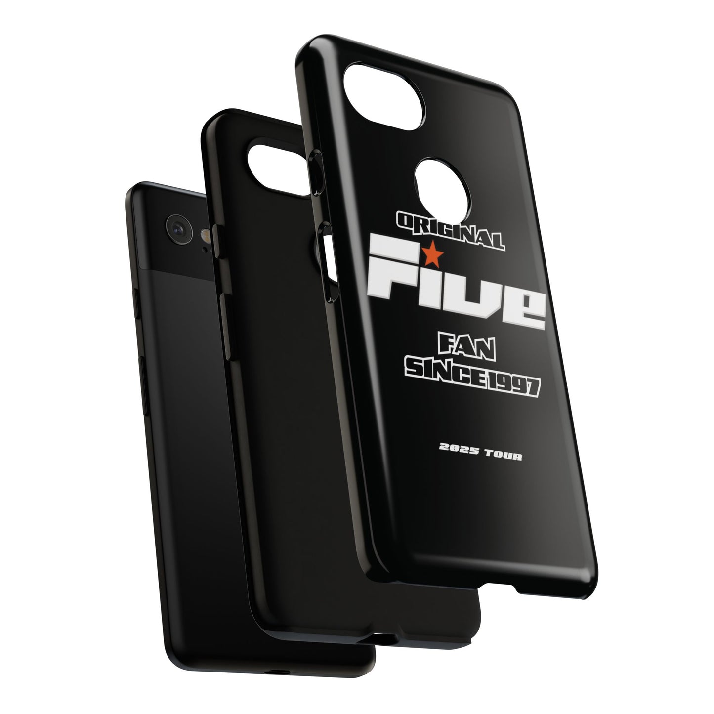 Original Five Fan Tough Case - 2025 Tour Edition unofficial Five boyband 5ive merchandise