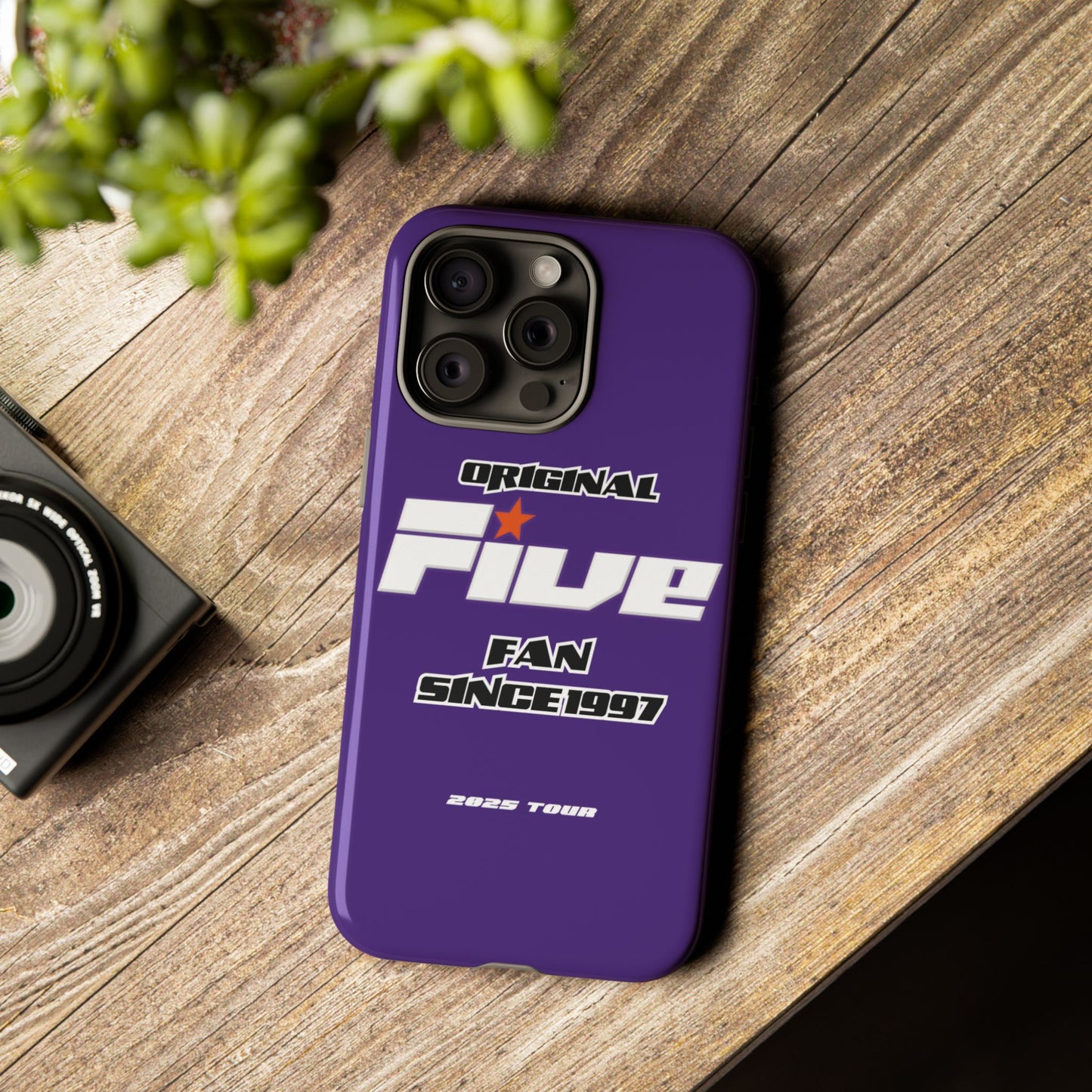 Original Five Fan Tough Case - 2025 Tour Edition unofficial Five boyband 5ive merchandise