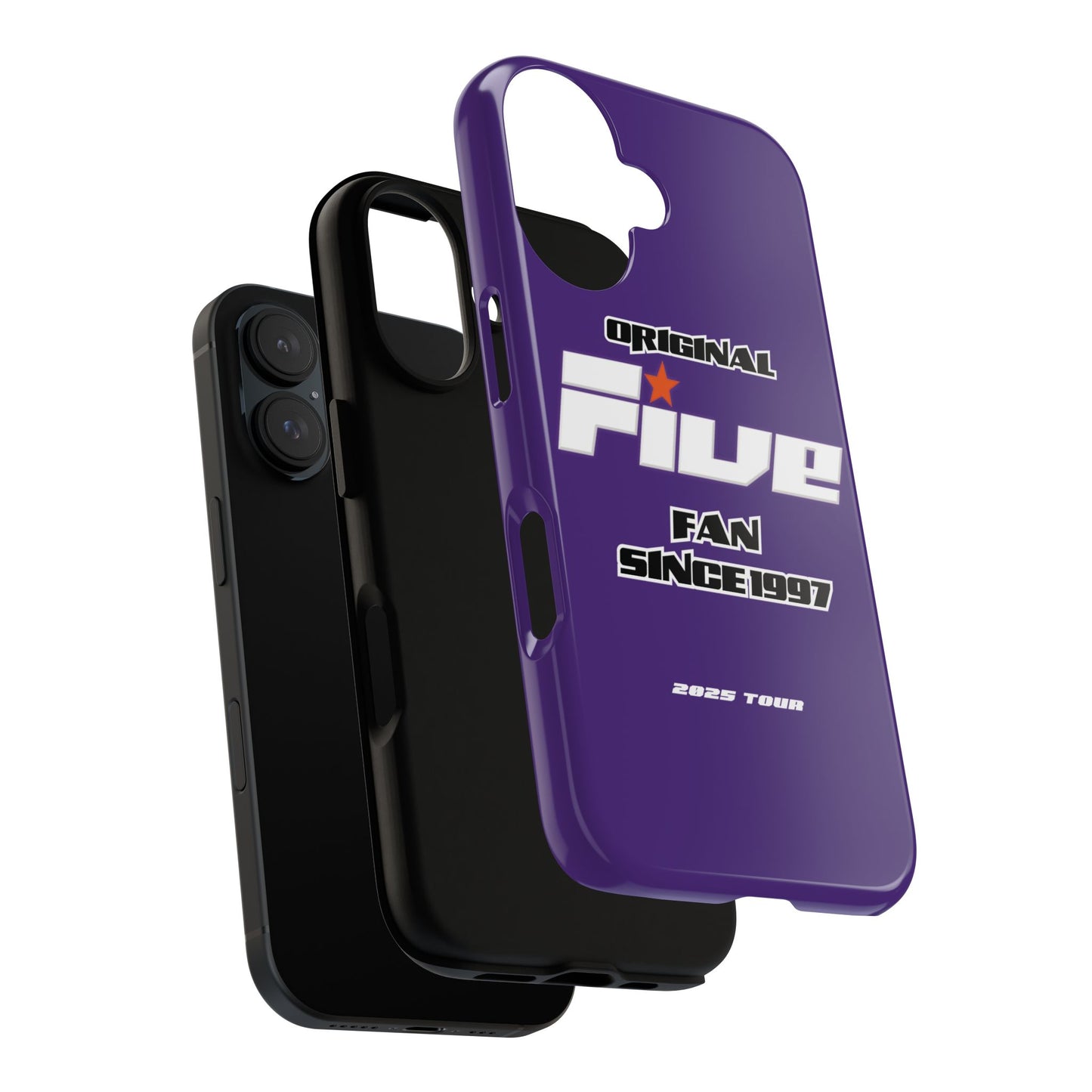 Original Five Fan Tough Case - 2025 Tour Edition unofficial Five boyband 5ive merchandise