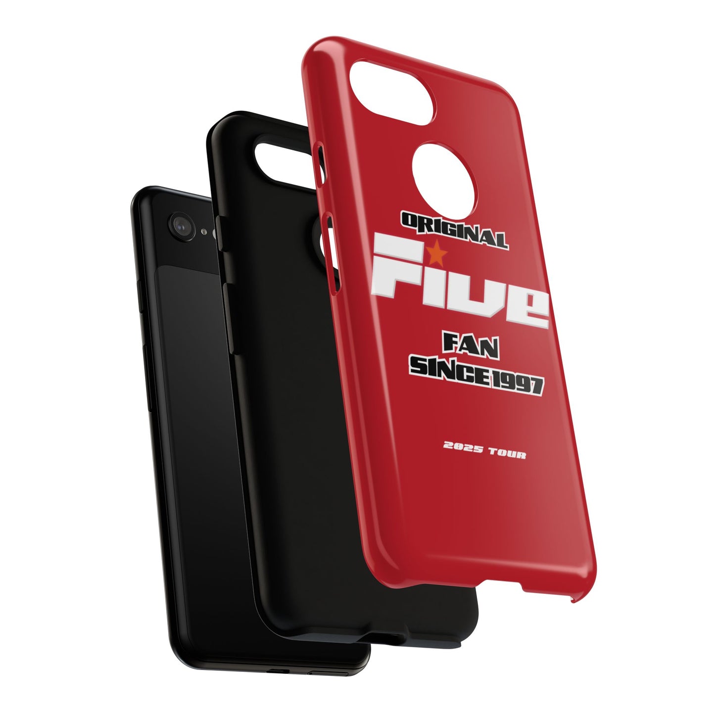 Original Five Fan Tough Case - 2025 Tour Edition unofficial Five boyband 5ive merchandise