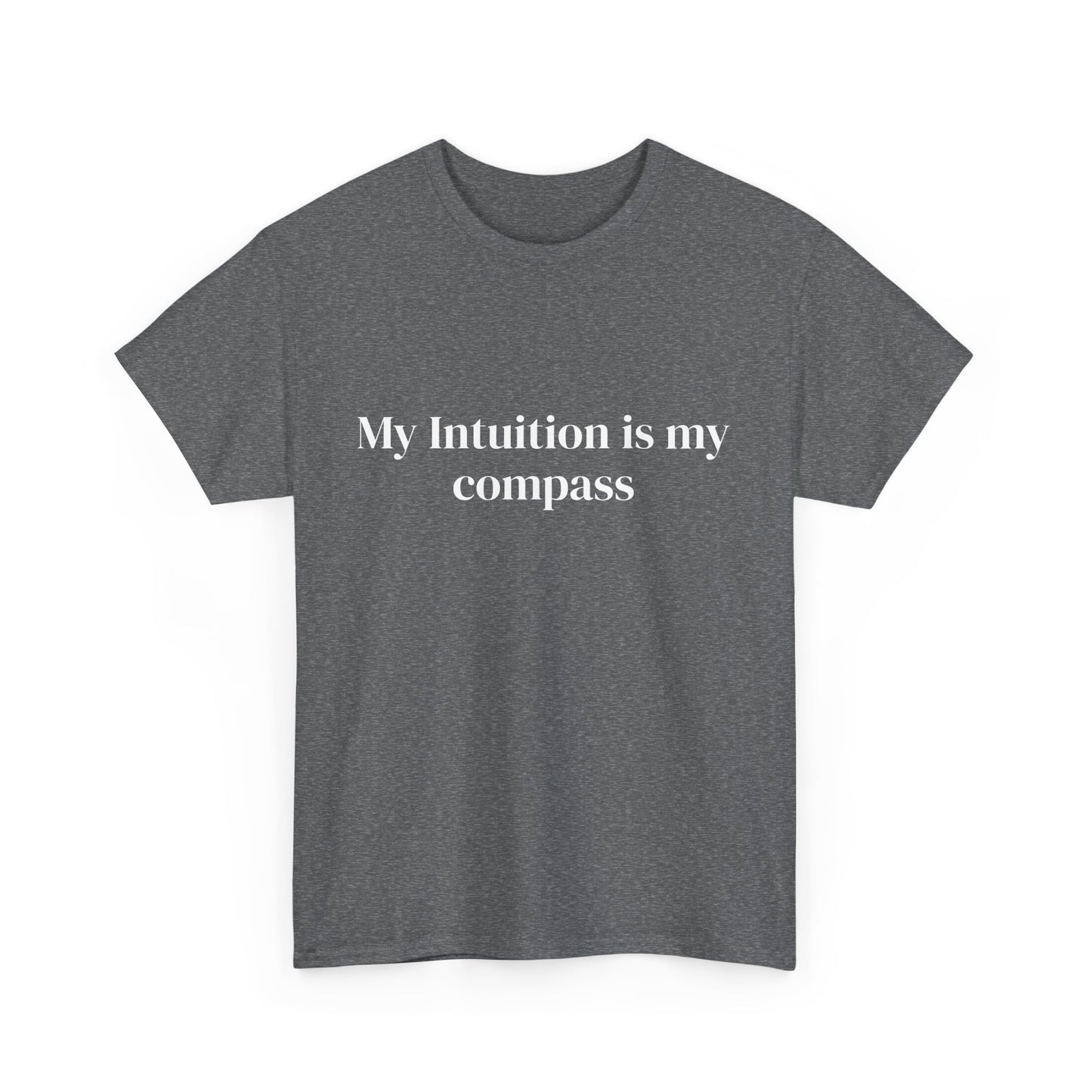 My intuition is my compass, Affirmations Tee, Motivational Quote Tee, Everyday Casual Shirt, Spiritual, mindful living empowerment t-shirt