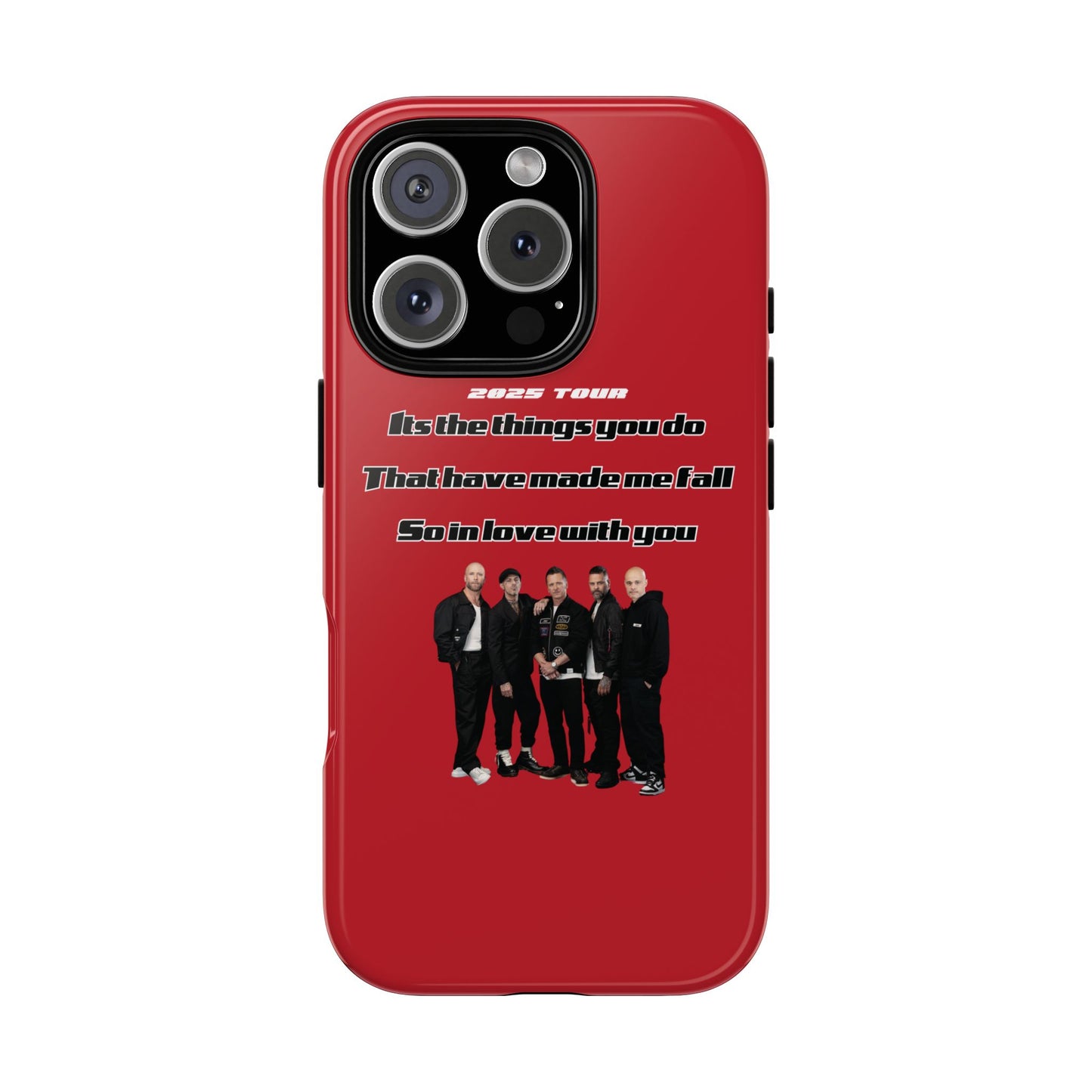 Original Five Fan Tough Case - 2025 Tour Edition unofficial Five boyband 5ive merchandise
