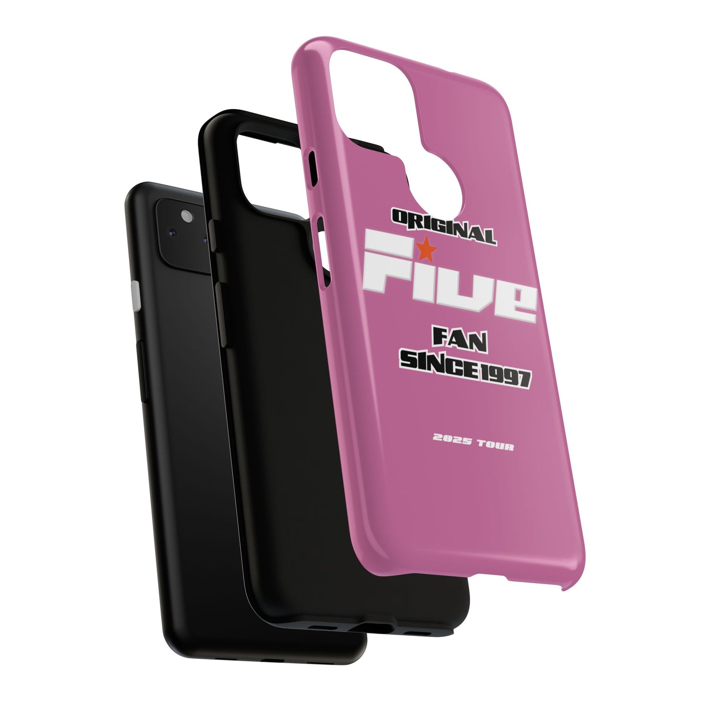 Original Five Fan Tough Case - 2025 Tour Edition unofficial Five boyband 5ive merchandise
