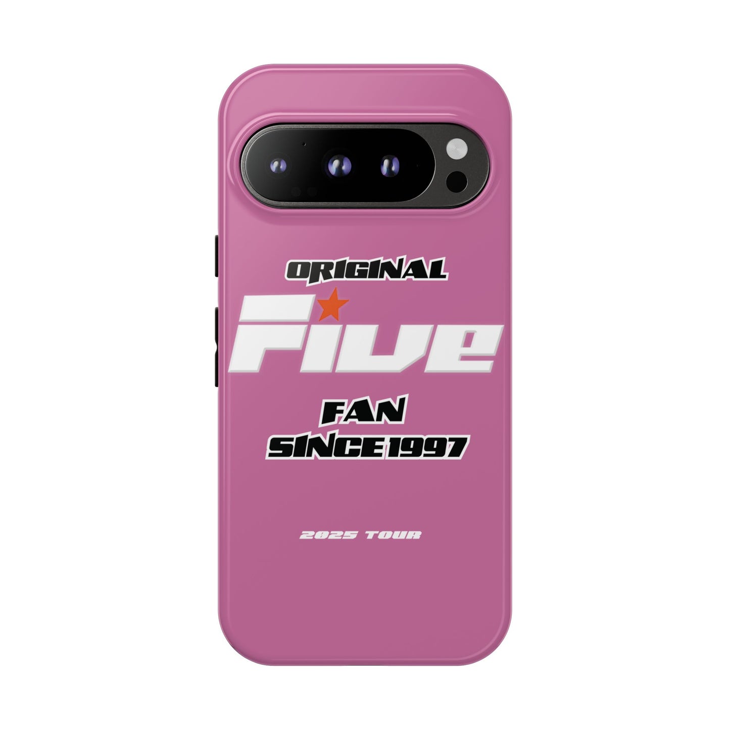 Original Five Fan Tough Case - 2025 Tour Edition unofficial Five boyband 5ive merchandise