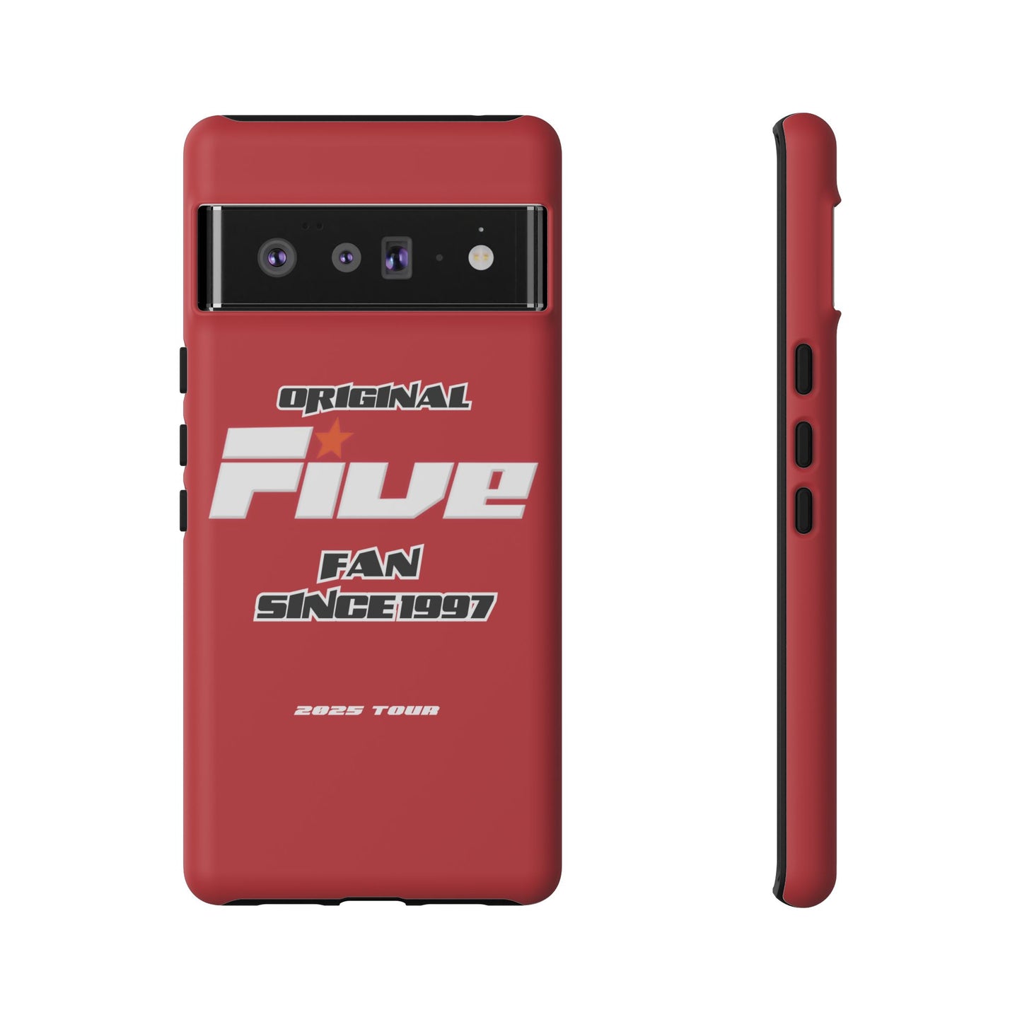 Original Five Fan Tough Case - 2025 Tour Edition unofficial Five boyband 5ive merchandise