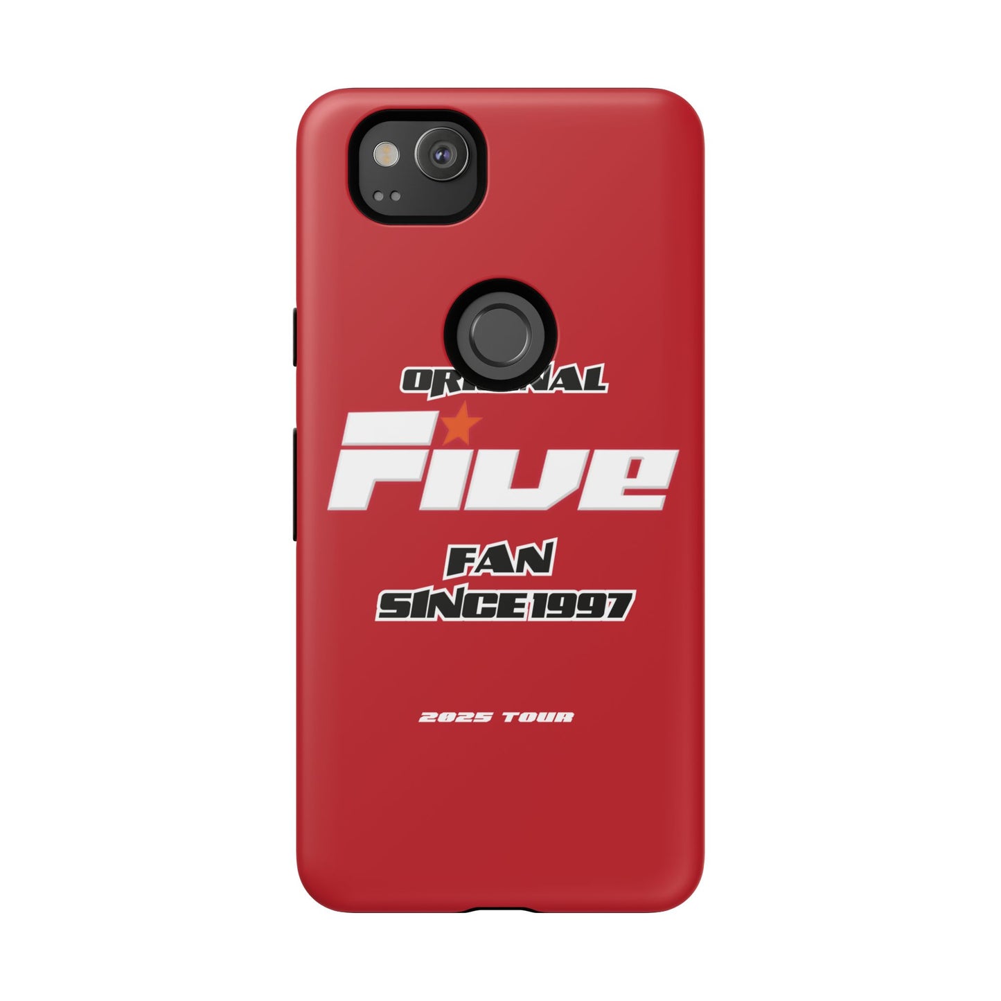 Original Five Fan Tough Case - 2025 Tour Edition unofficial Five boyband 5ive merchandise