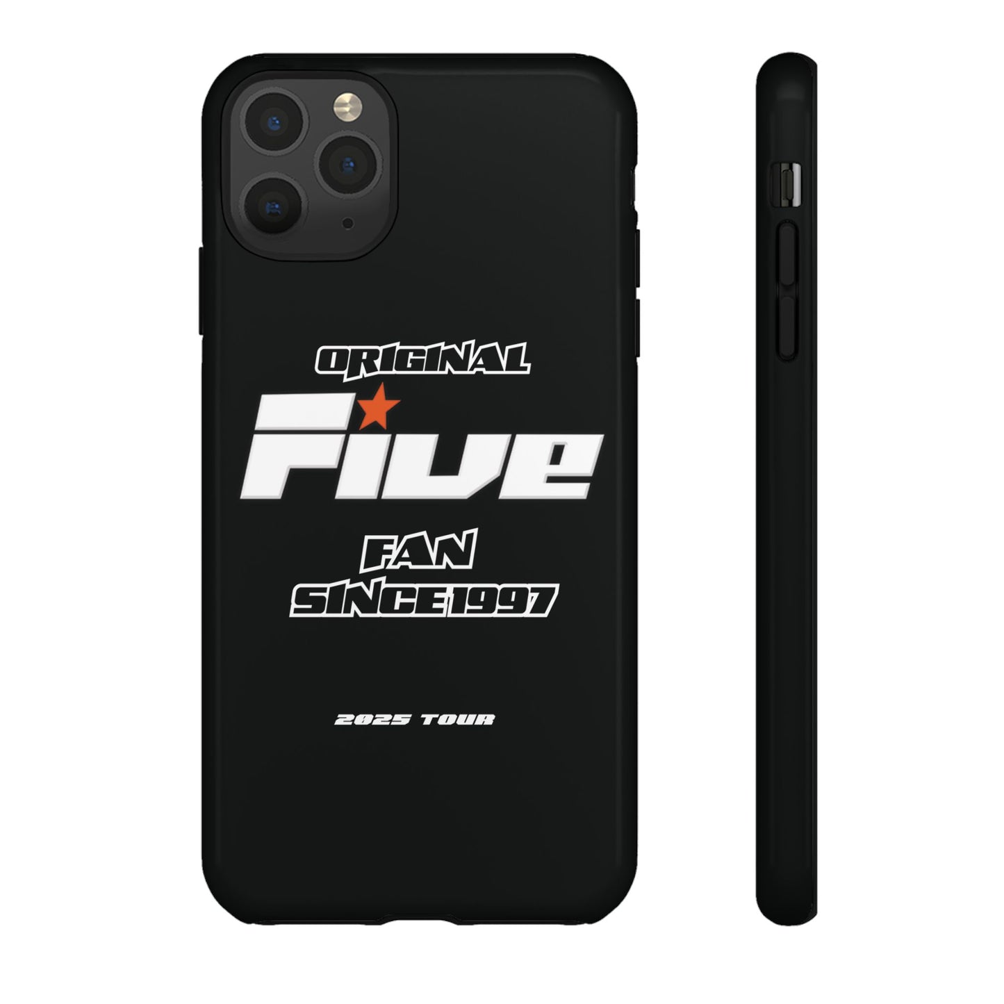 Original Five Fan Tough Case - 2025 Tour Edition unofficial Five boyband 5ive merchandise
