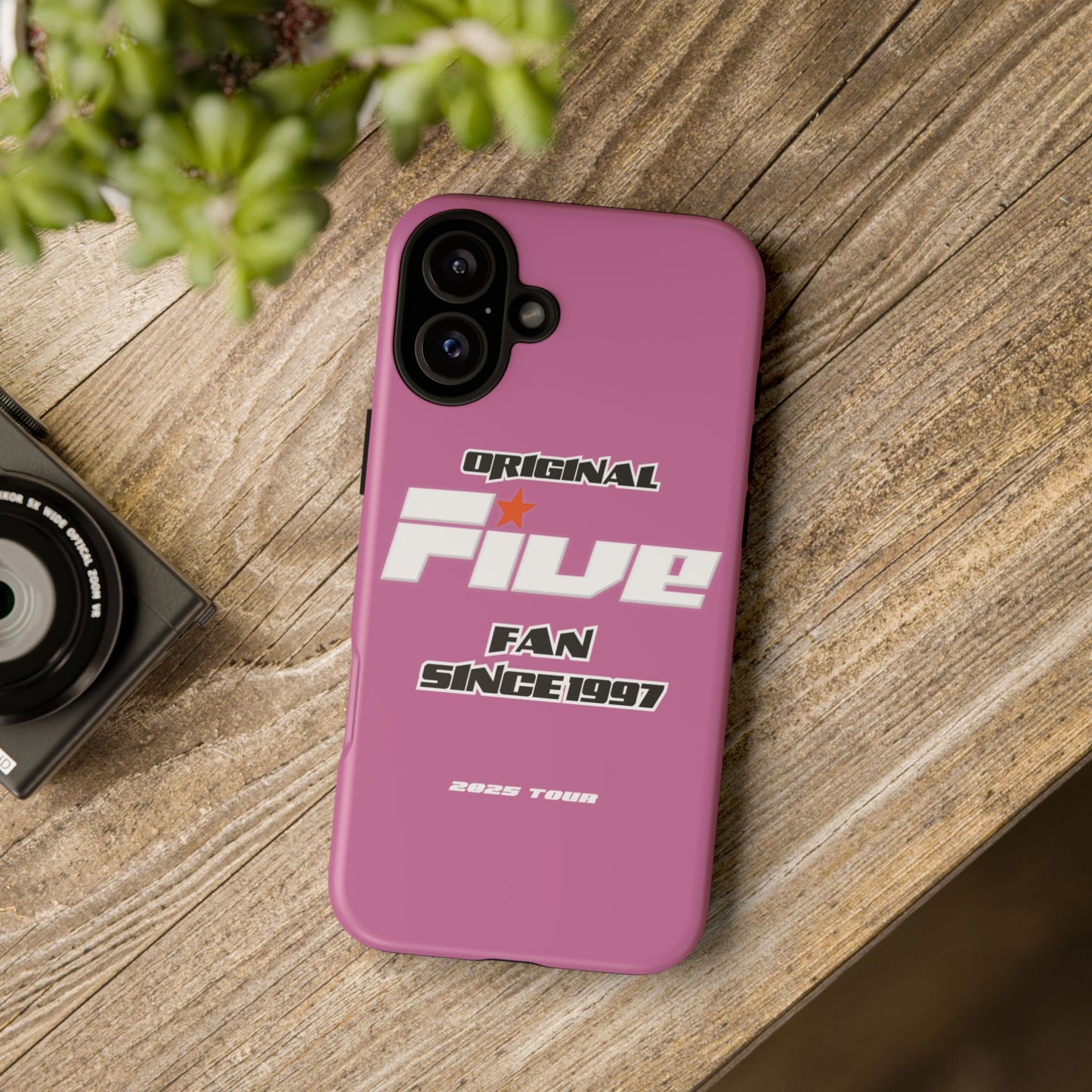 Original Five Fan Tough Case - 2025 Tour Edition unofficial Five boyband 5ive merchandise