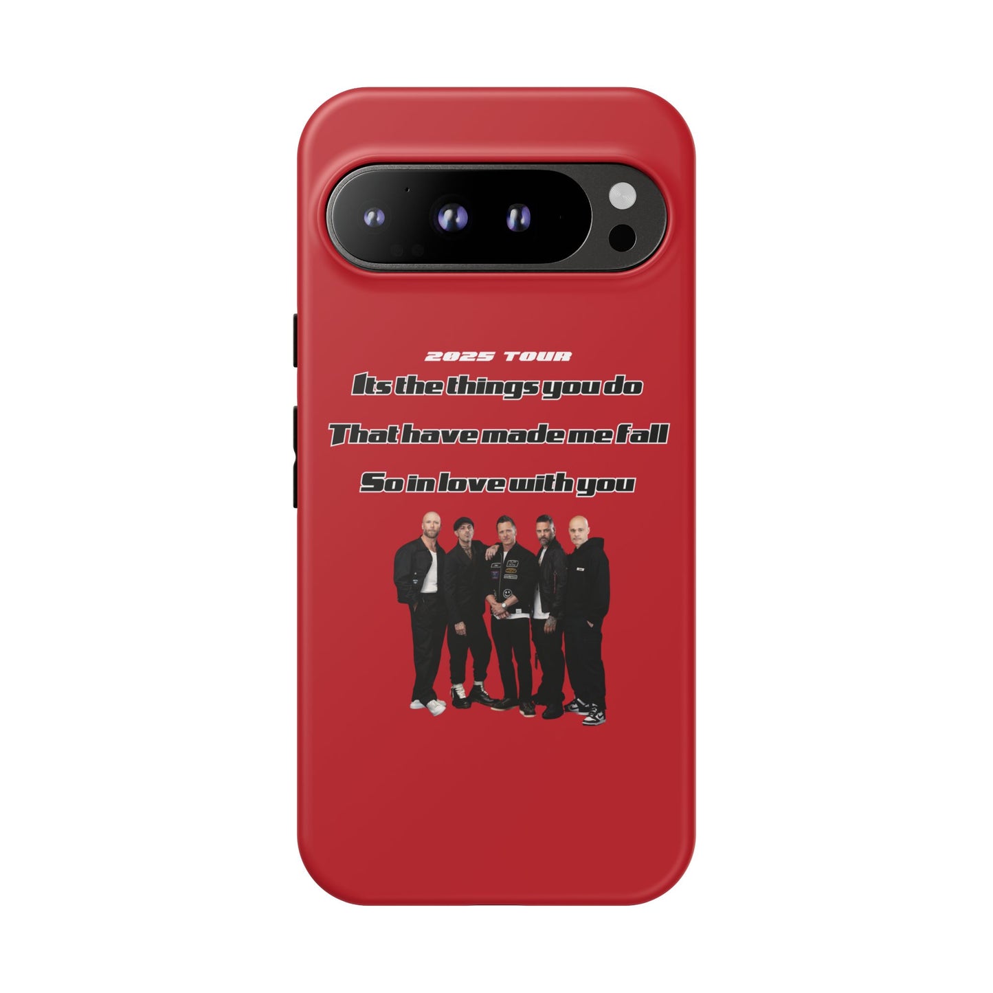 Original Five Fan Tough Case - 2025 Tour Edition unofficial Five boyband 5ive merchandise