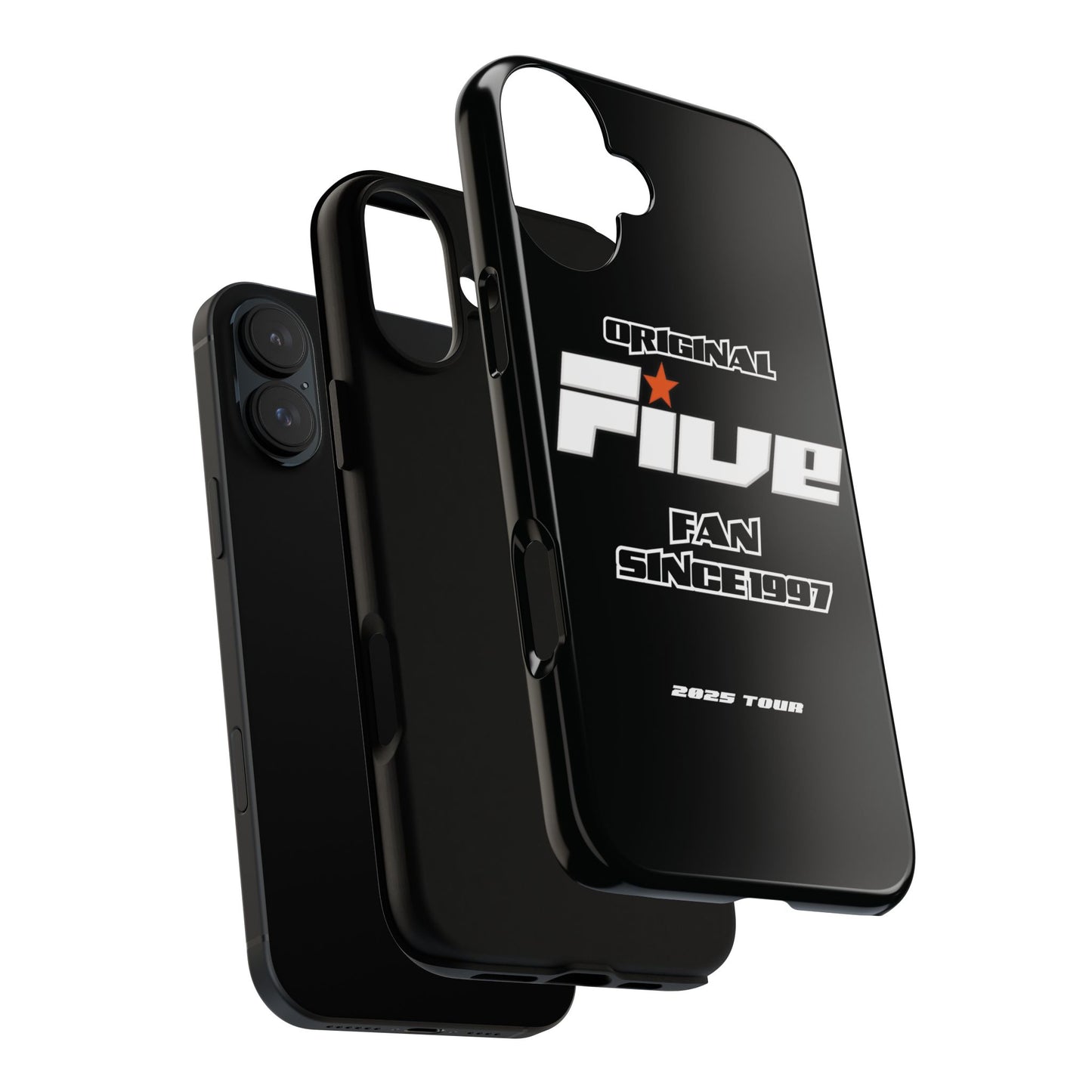 Original Five Fan Tough Case - 2025 Tour Edition unofficial Five boyband 5ive merchandise