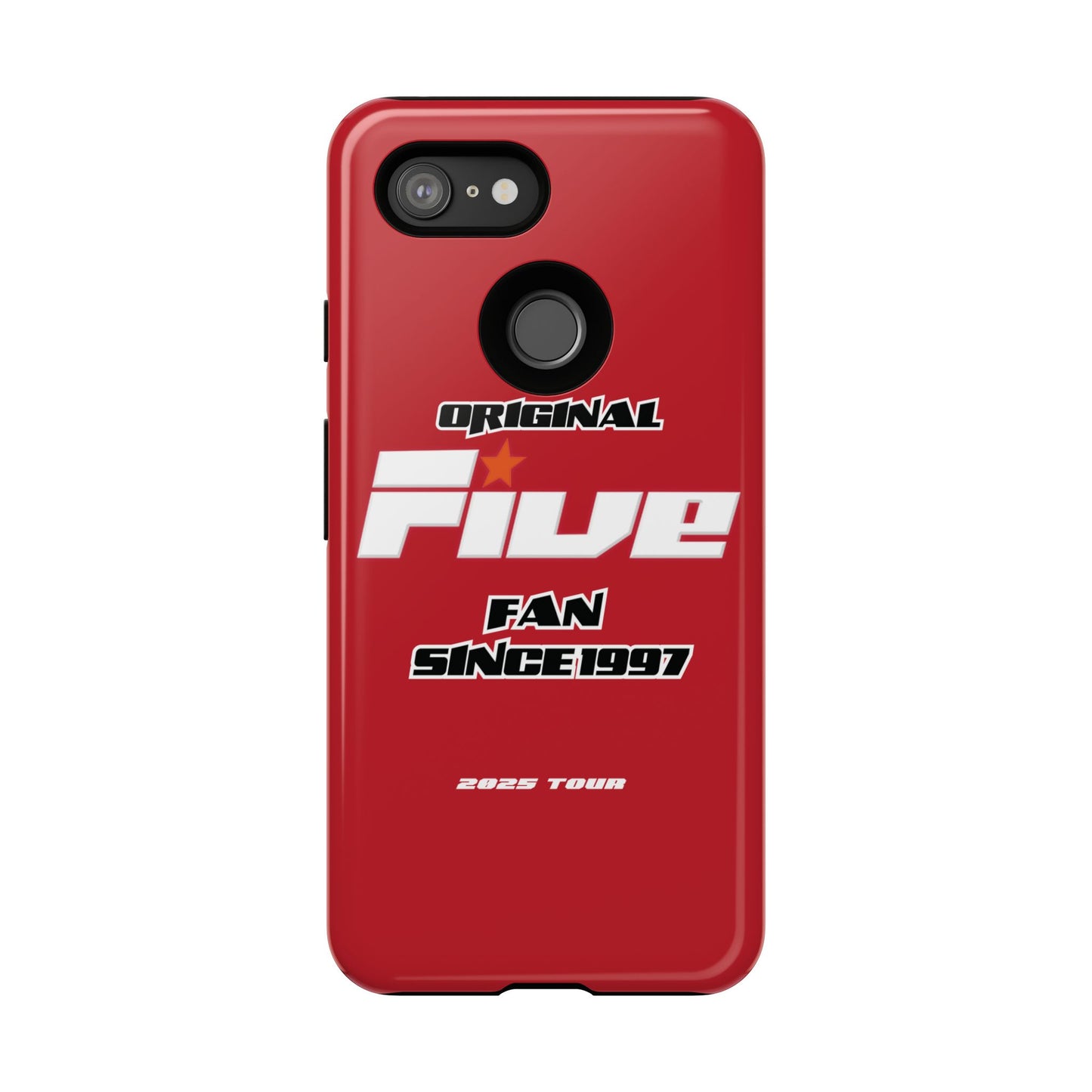 Original Five Fan Tough Case - 2025 Tour Edition unofficial Five boyband 5ive merchandise