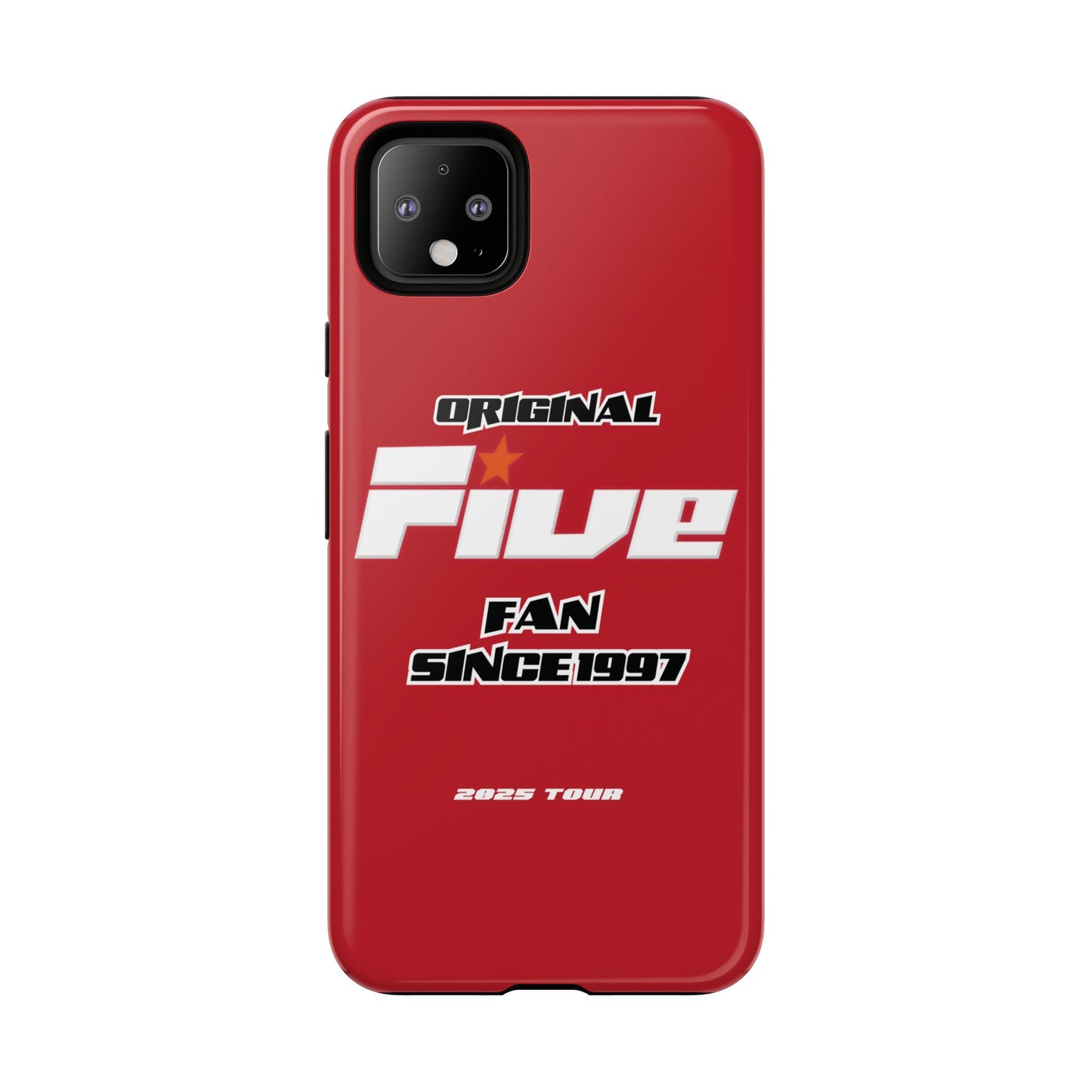 Original Five Fan Tough Case - 2025 Tour Edition unofficial Five boyband 5ive merchandise