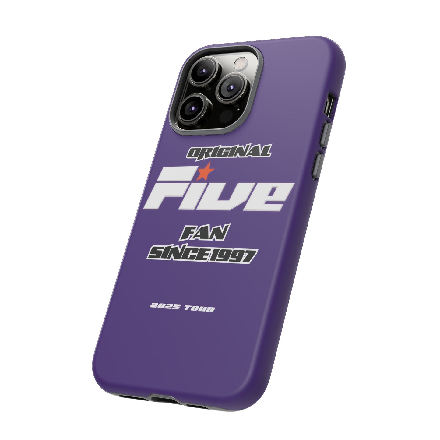 Original Five Fan Tough Case - 2025 Tour Edition unofficial Five boyband 5ive merchandise