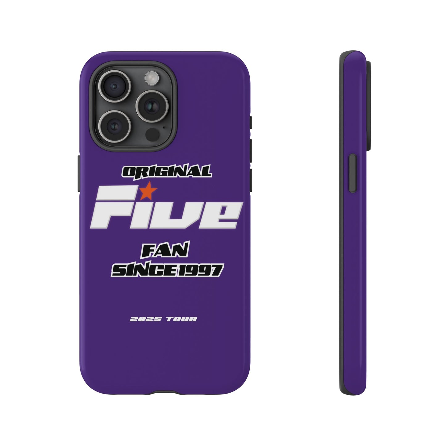 Original Five Fan Tough Case - 2025 Tour Edition unofficial Five boyband 5ive merchandise