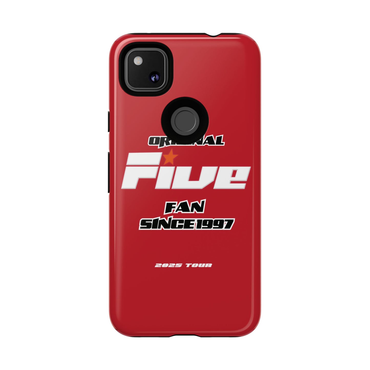 Original Five Fan Tough Case - 2025 Tour Edition unofficial Five boyband 5ive merchandise