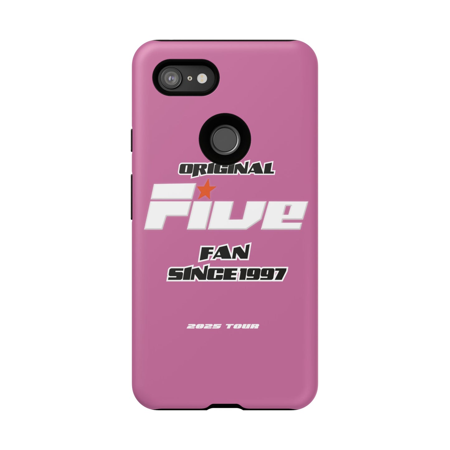 Original Five Fan Tough Case - 2025 Tour Edition unofficial Five boyband 5ive merchandise
