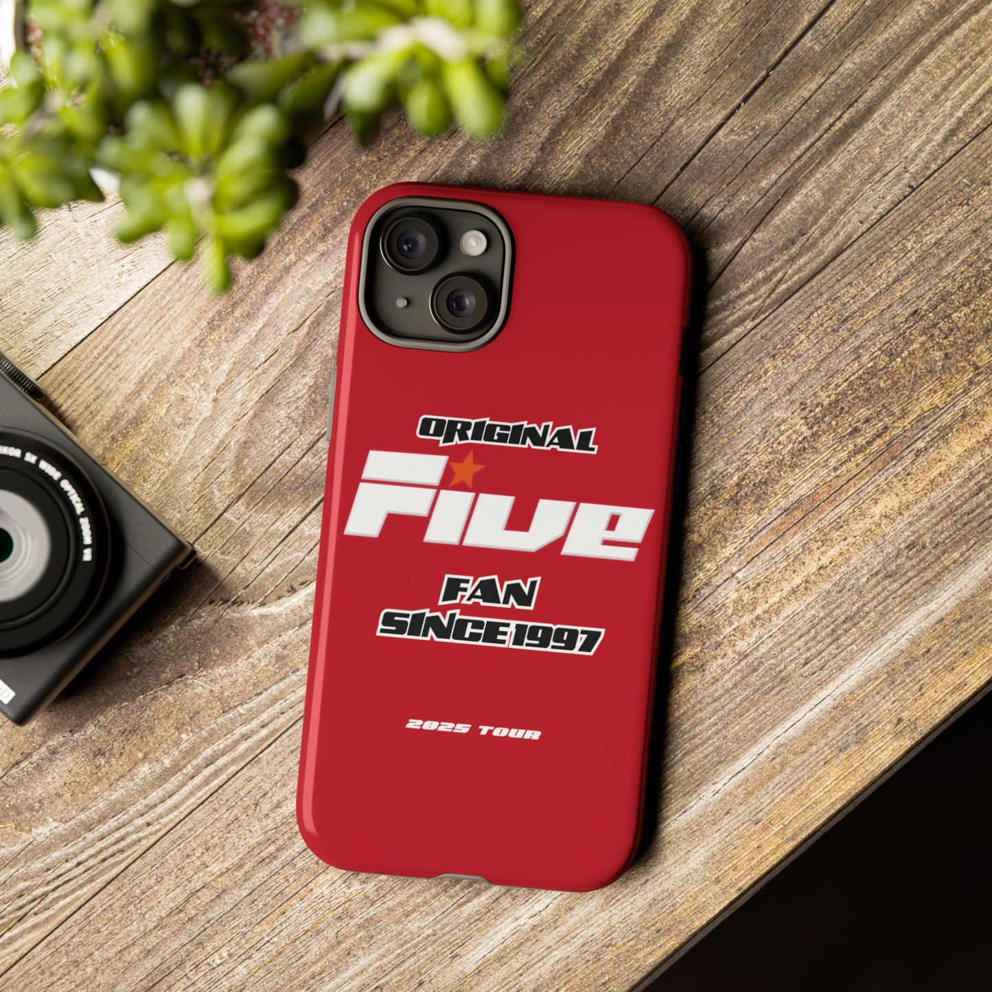 Original Five Fan Tough Case - 2025 Tour Edition unofficial Five boyband 5ive merchandise