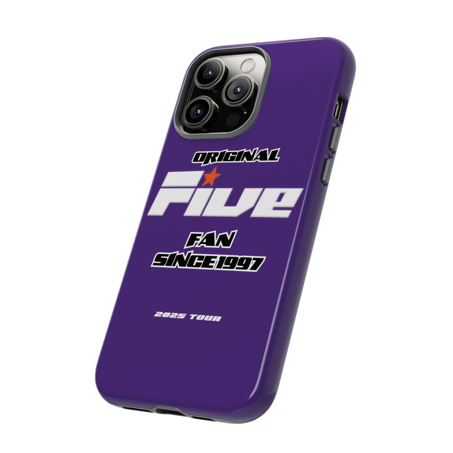 Original Five Fan Tough Case - 2025 Tour Edition unofficial Five boyband 5ive merchandise