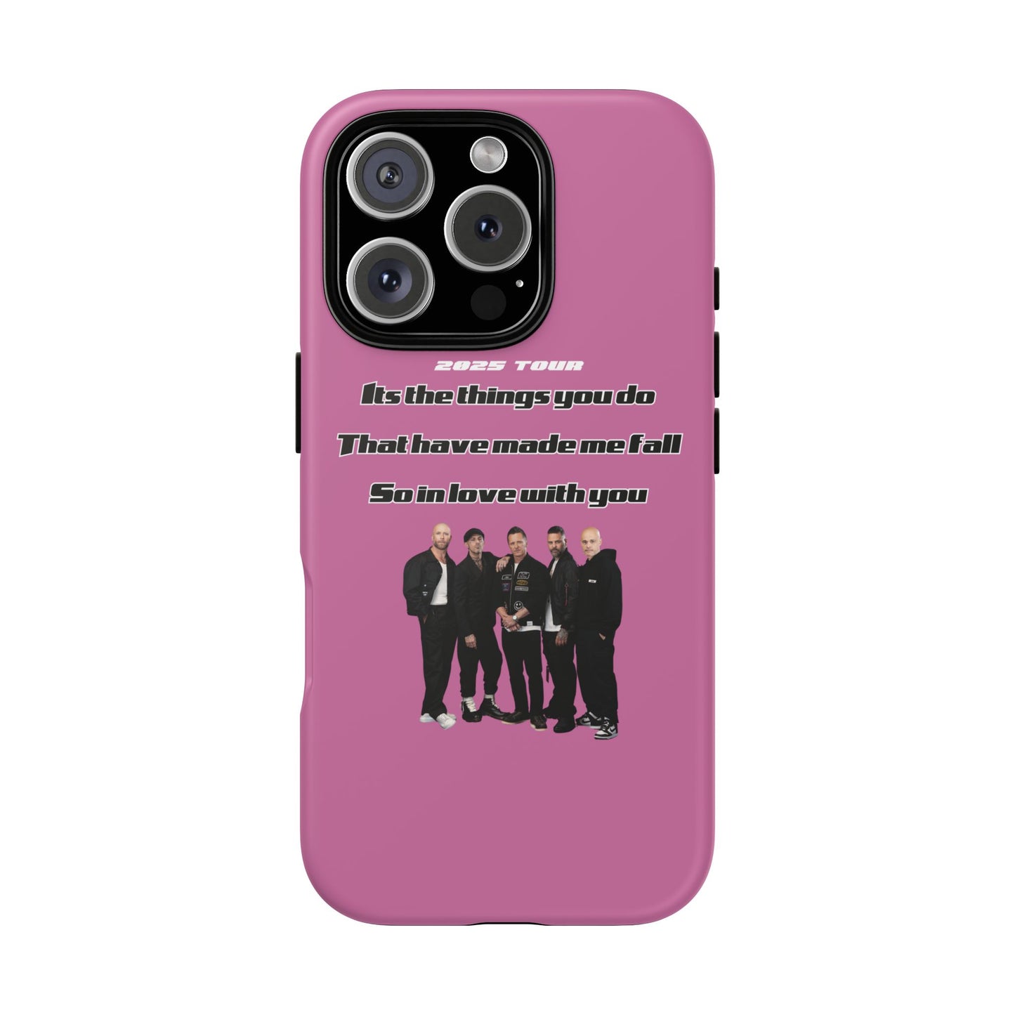 Original Five Fan Tough Case - 2025 Tour Edition unofficial Five boyband 5ive merchandise