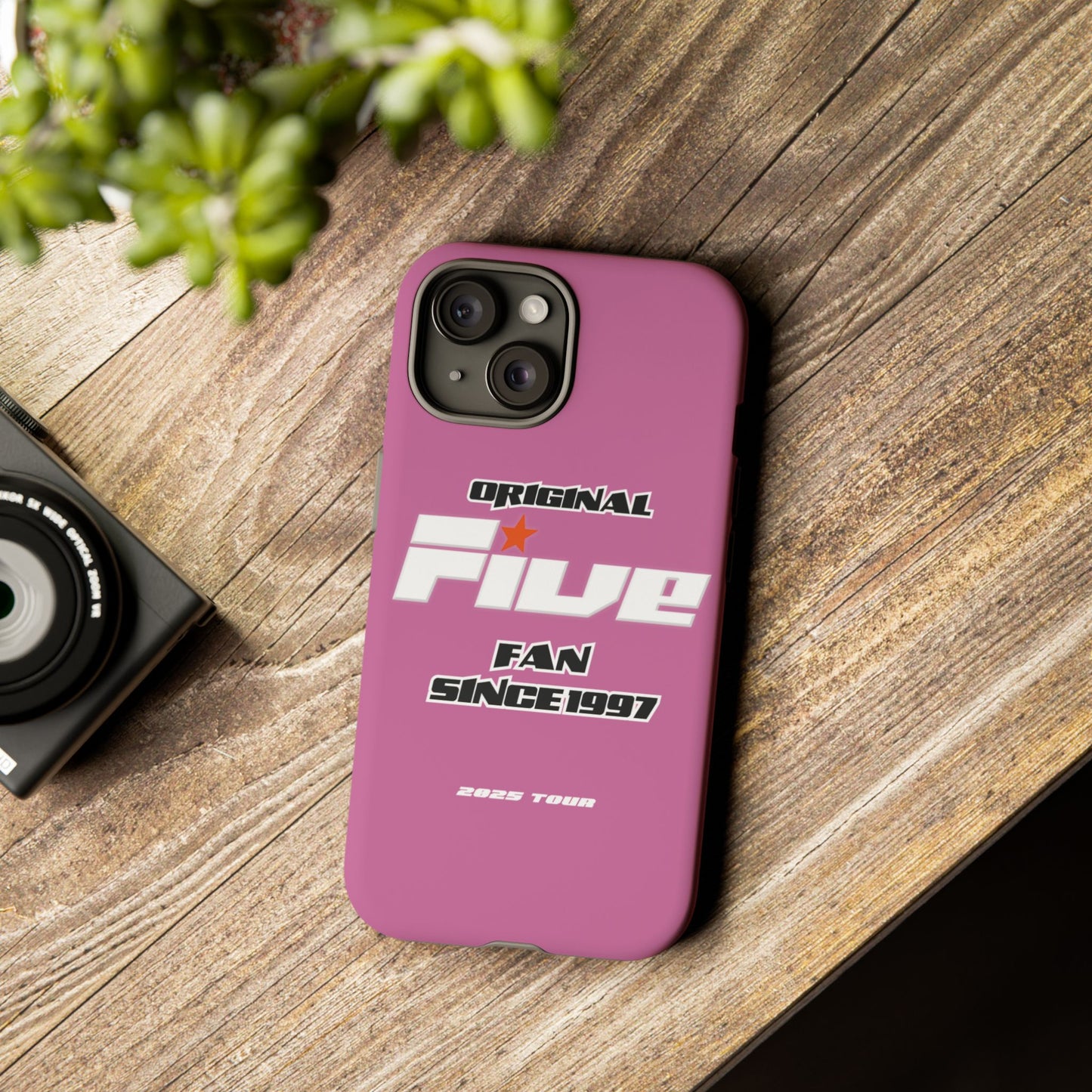 Original Five Fan Tough Case - 2025 Tour Edition unofficial Five boyband 5ive merchandise