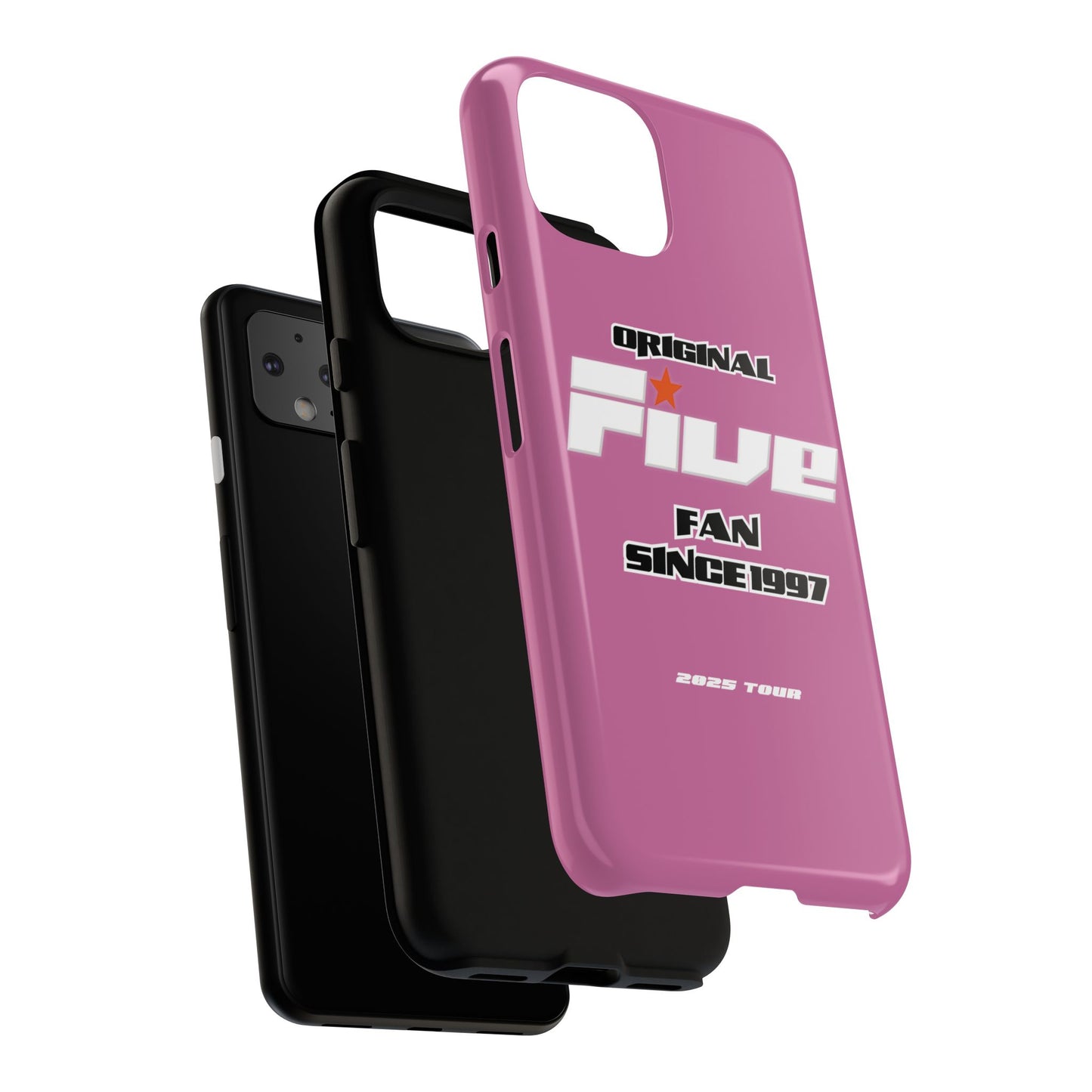 Original Five Fan Tough Case - 2025 Tour Edition unofficial Five boyband 5ive merchandise