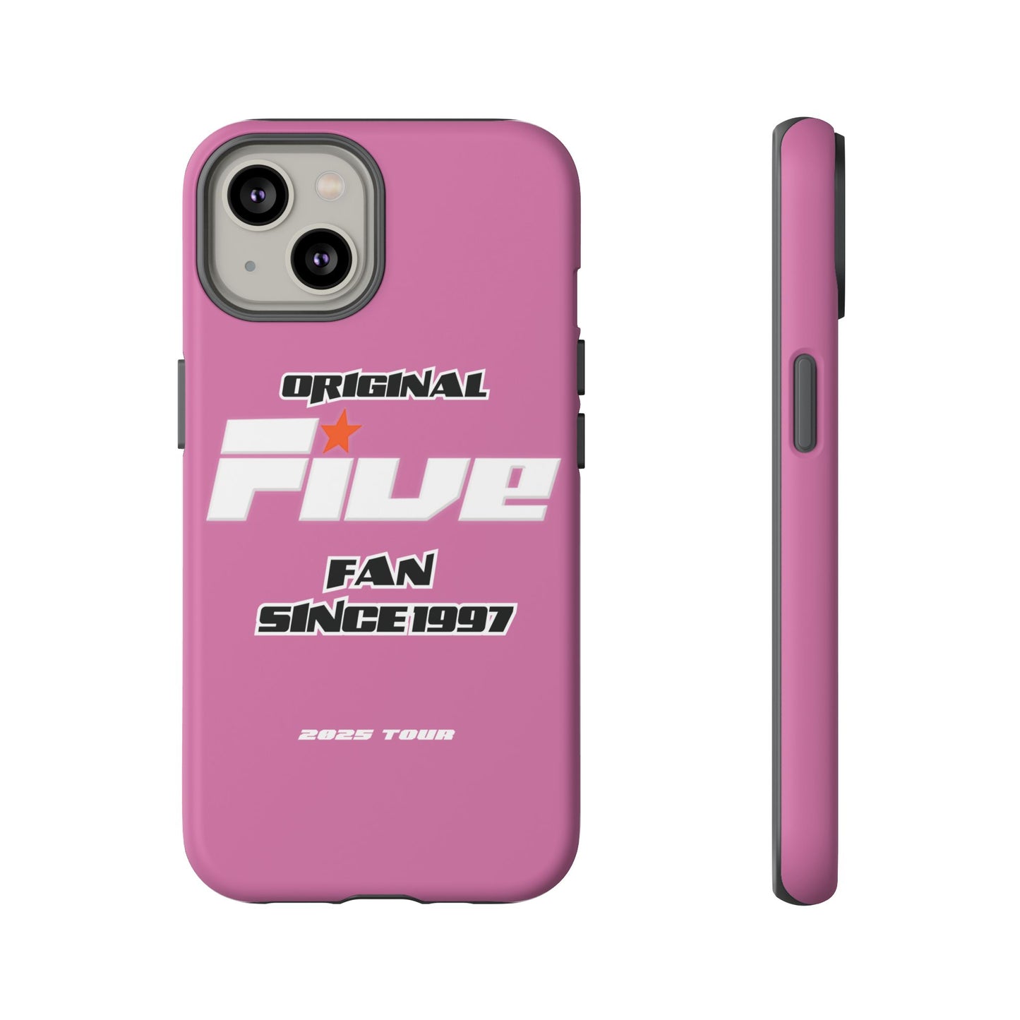 Original Five Fan Tough Case - 2025 Tour Edition unofficial Five boyband 5ive merchandise