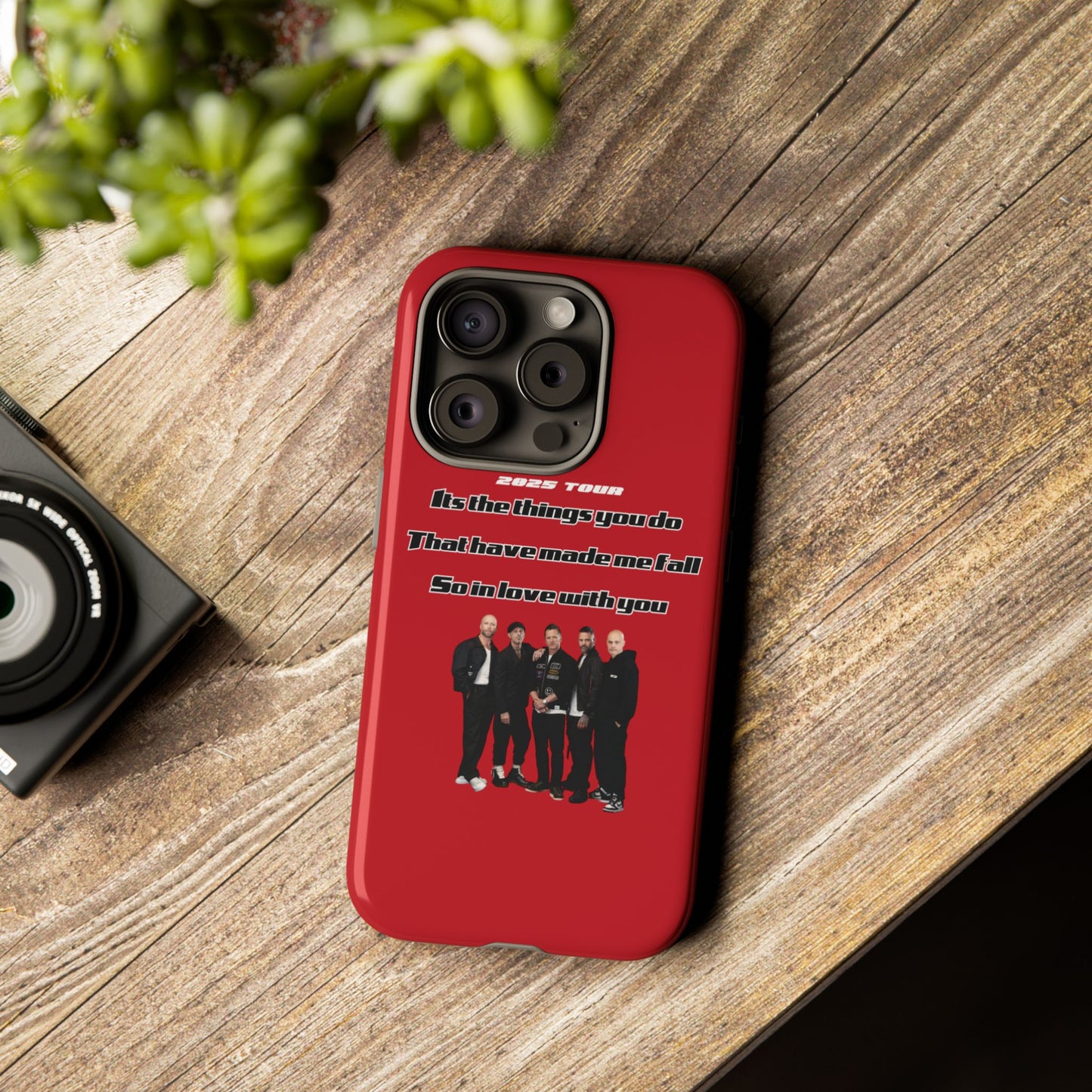 Original Five Fan Tough Case - 2025 Tour Edition unofficial Five boyband 5ive merchandise