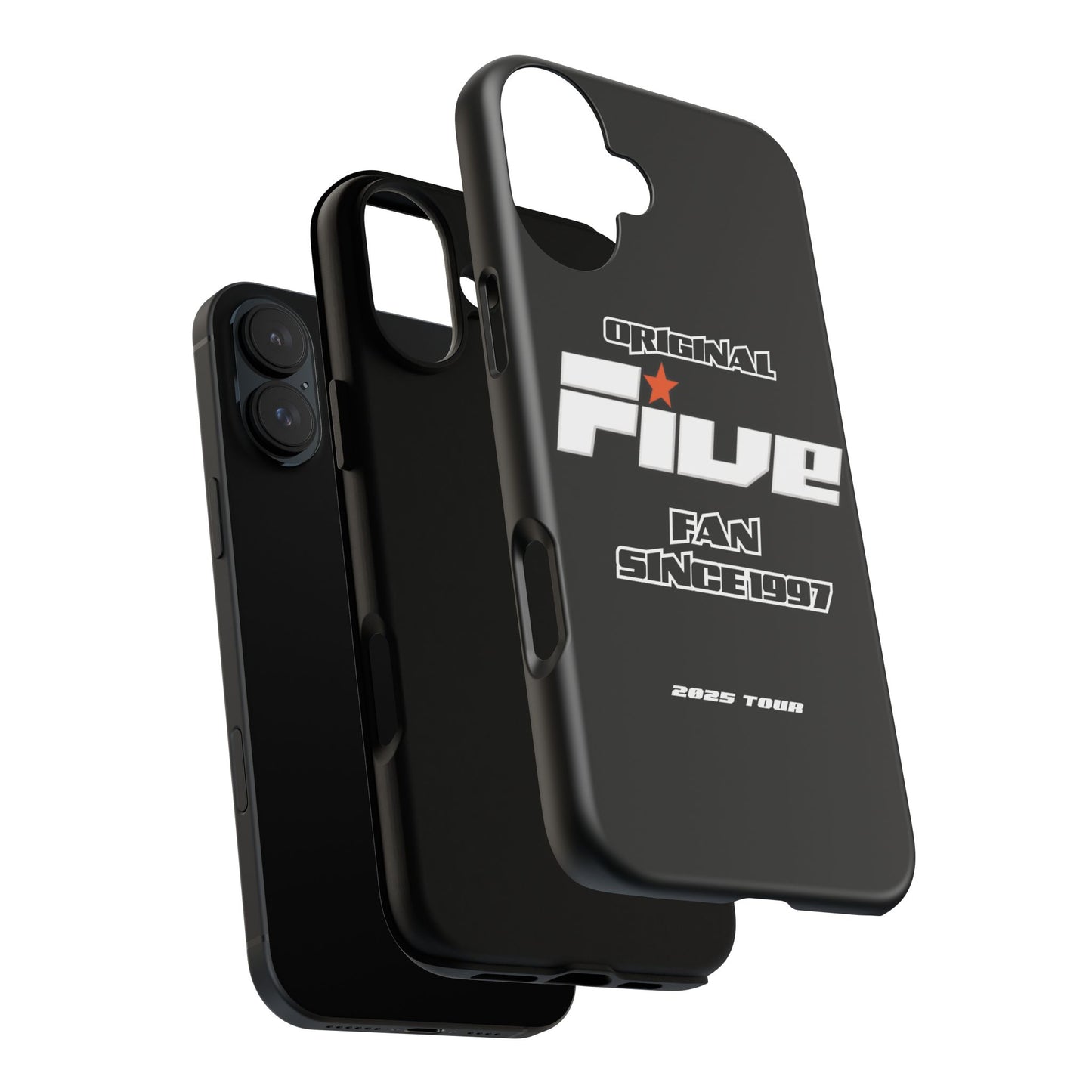 Original Five Fan Tough Case - 2025 Tour Edition unofficial Five boyband 5ive merchandise