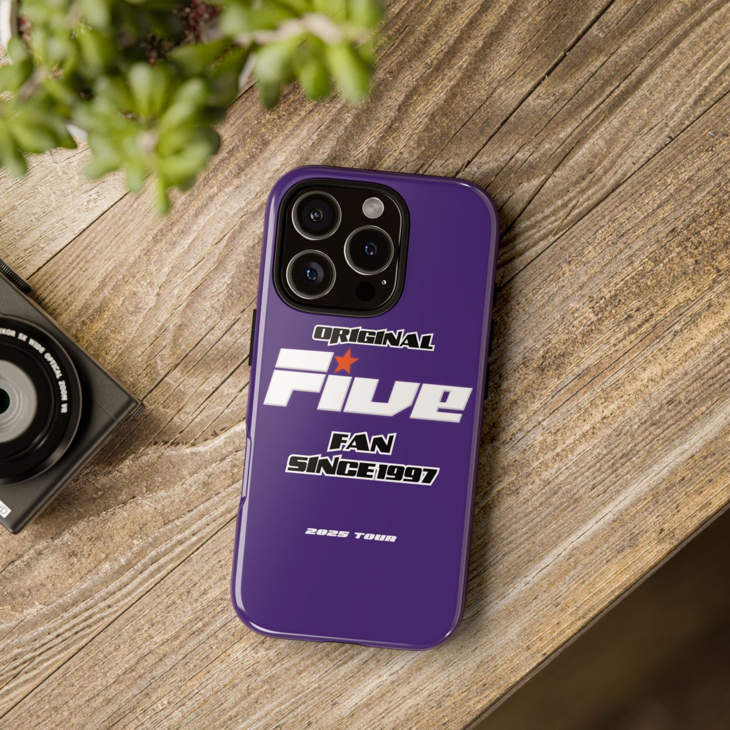 Original Five Fan Tough Case - 2025 Tour Edition unofficial Five boyband 5ive merchandise