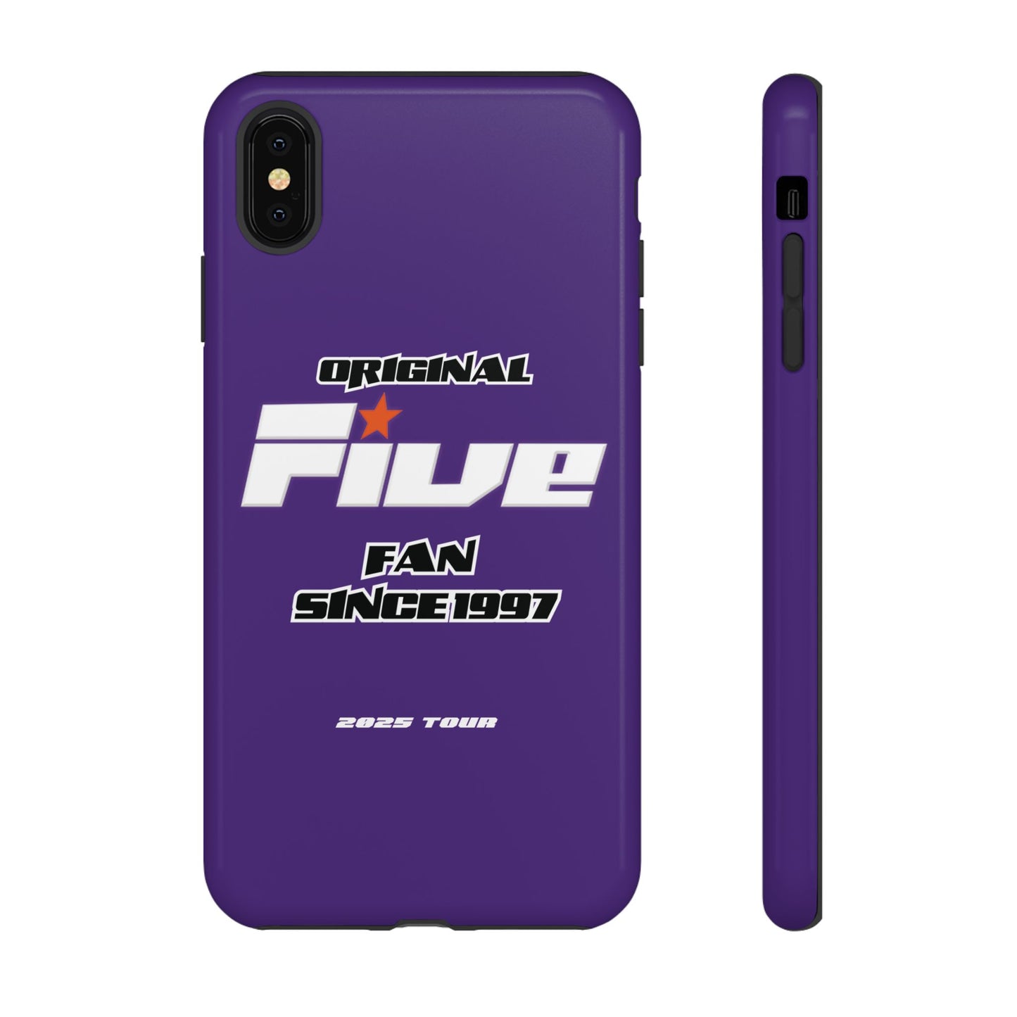 Original Five Fan Tough Case - 2025 Tour Edition unofficial Five boyband 5ive merchandise