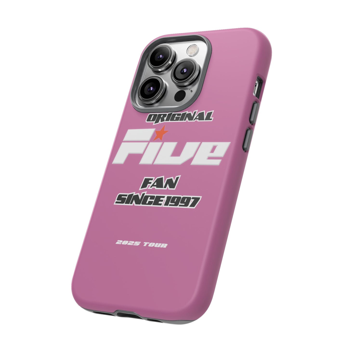 Original Five Fan Tough Case - 2025 Tour Edition unofficial Five boyband 5ive merchandise