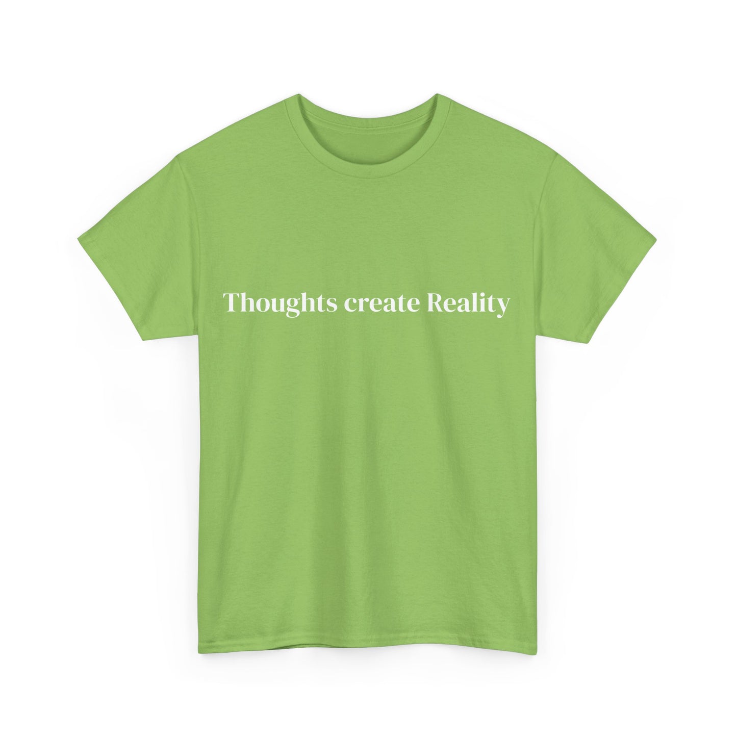 Thoughts create Reality, Deeply Grounded, Affirmations Tee, Motivational Quote Tee, Everyday Casual Shirt, Spiritual, mindful living empowerment t-shirt
