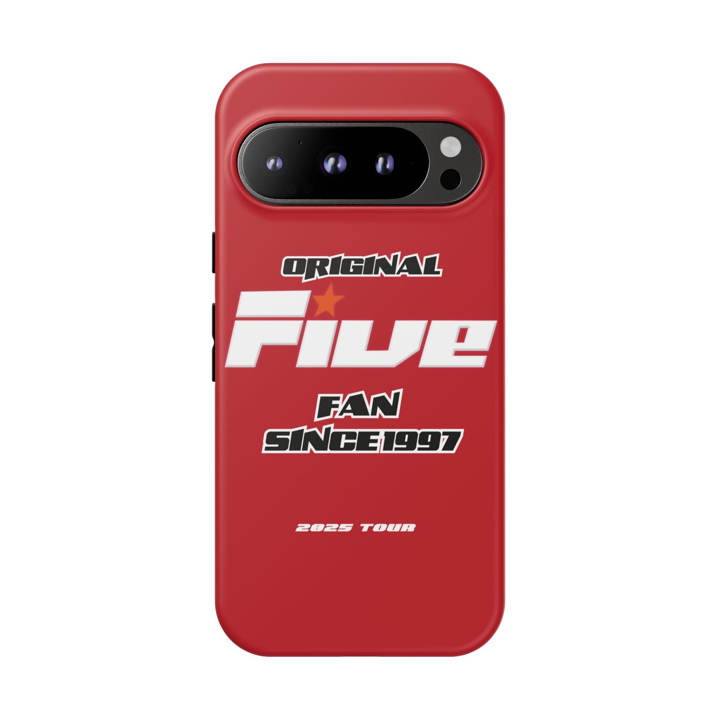 Original Five Fan Tough Case - 2025 Tour Edition unofficial Five boyband 5ive merchandise