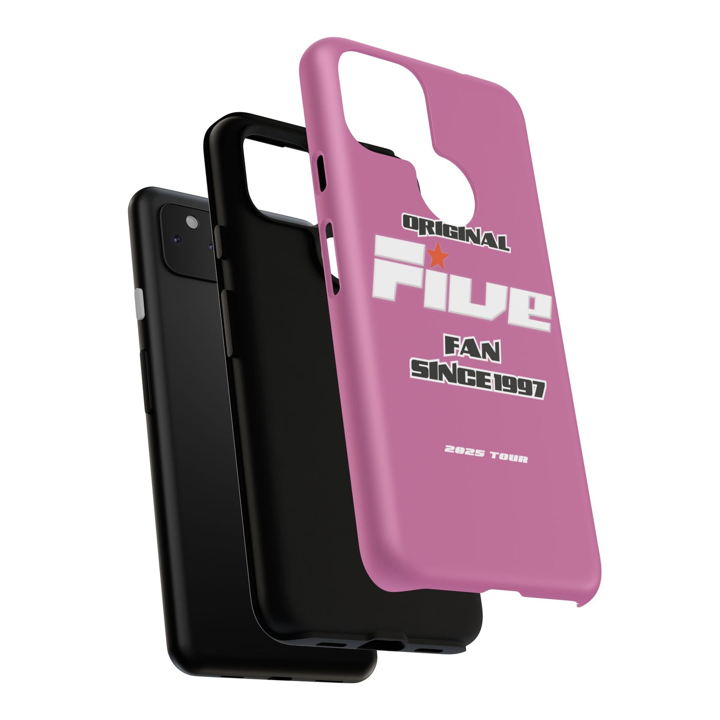 Original Five Fan Tough Case - 2025 Tour Edition unofficial Five boyband 5ive merchandise