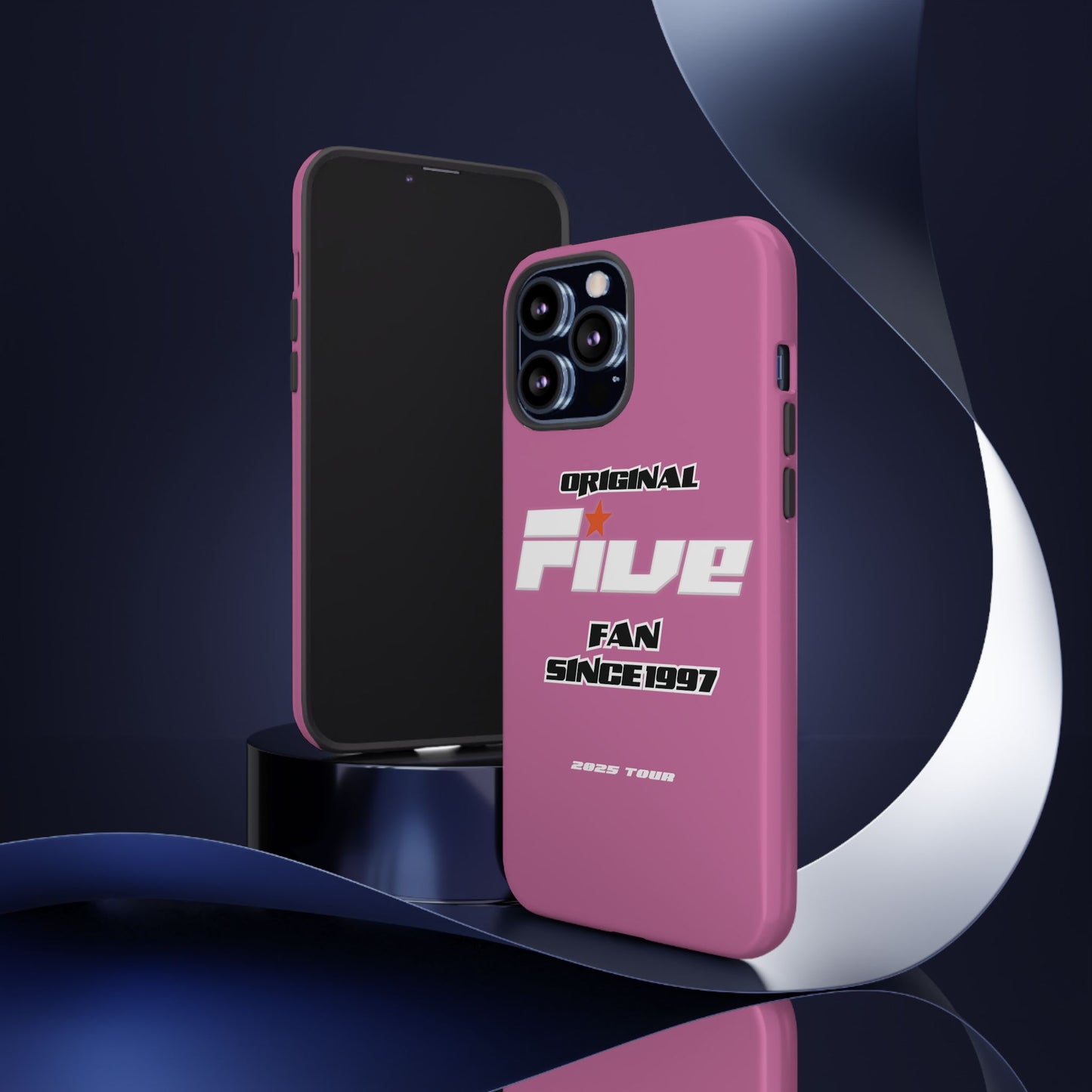Original Five Fan Tough Case - 2025 Tour Edition unofficial Five boyband 5ive merchandise